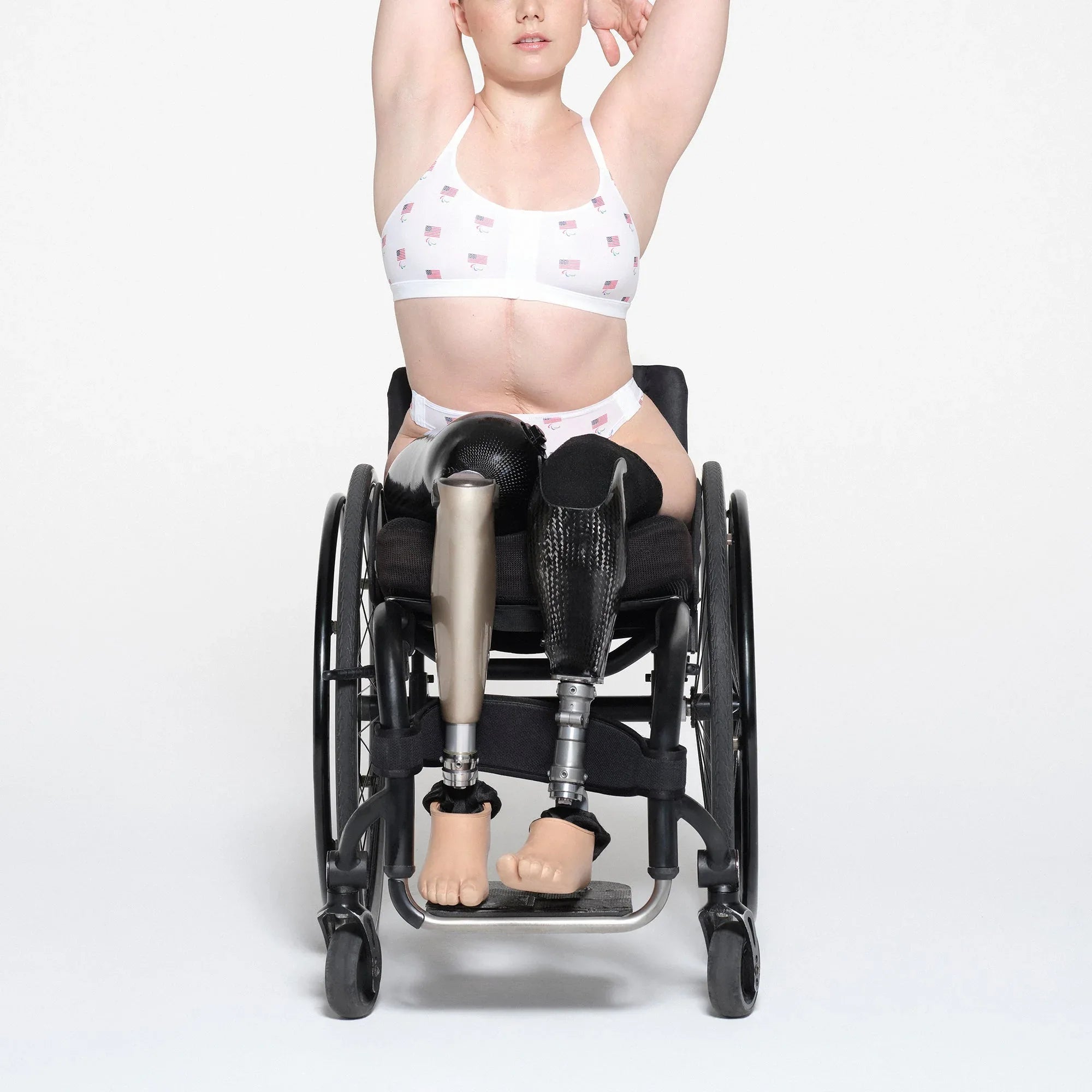 SKIMS FOR TEAM USA FITS EVERYBODY ADAPTIVE PARALYMPIC SCOOP BRALETTE | WHITE - SÜTYEN - My Suti