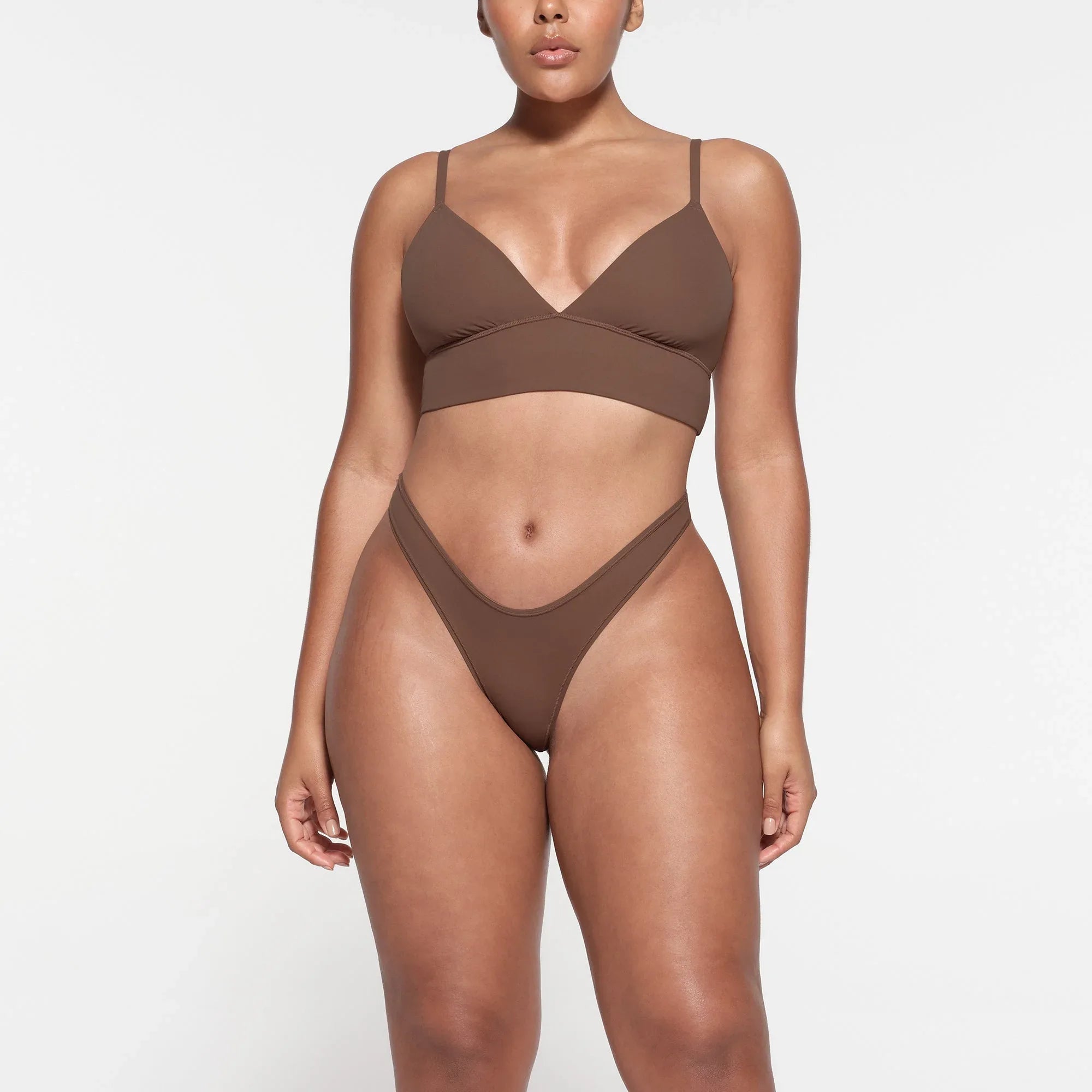 SKIMS FITS EVERYBODY TRIANGLE LONGLINE BRALETTE | JASPER - SÜTYEN - My Suti