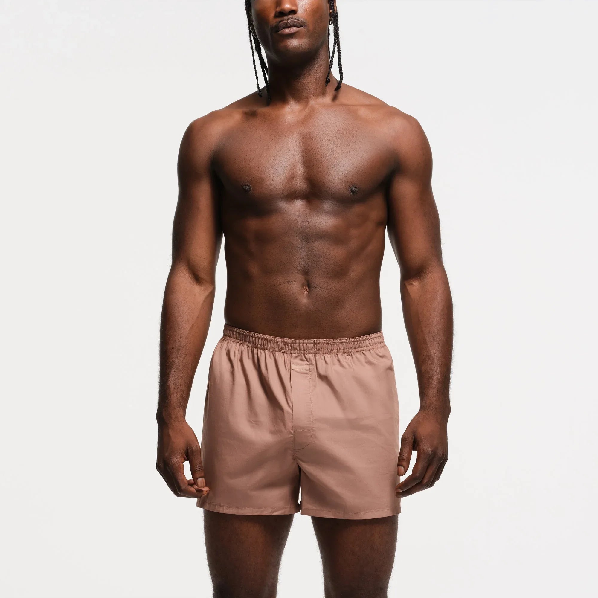 SKIMS COTTON POPLIN MENS BOXER 3-PACK | UMBER MULTI - KUTU KALIP ŞORT - My Suti