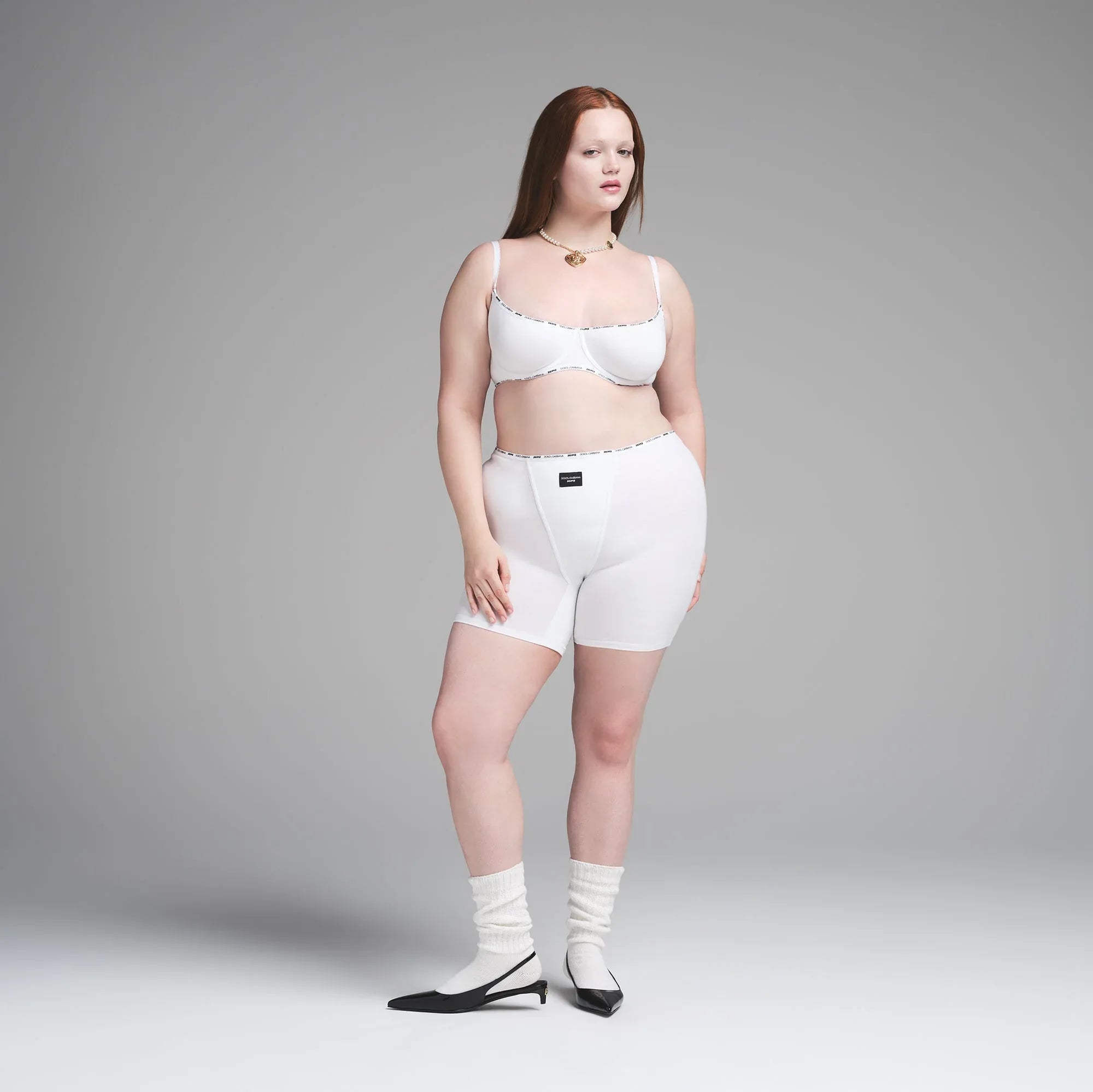 SKIMS COTTON JERSEY BOXER | SNOW - KUTU ŞORT - My Suti