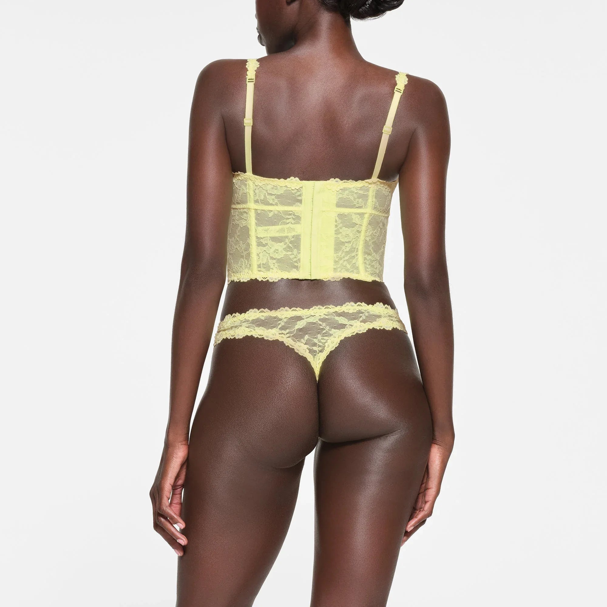 SKIMS STRETCH LACE CORSET | LEMONADE - KORSE - My Suti