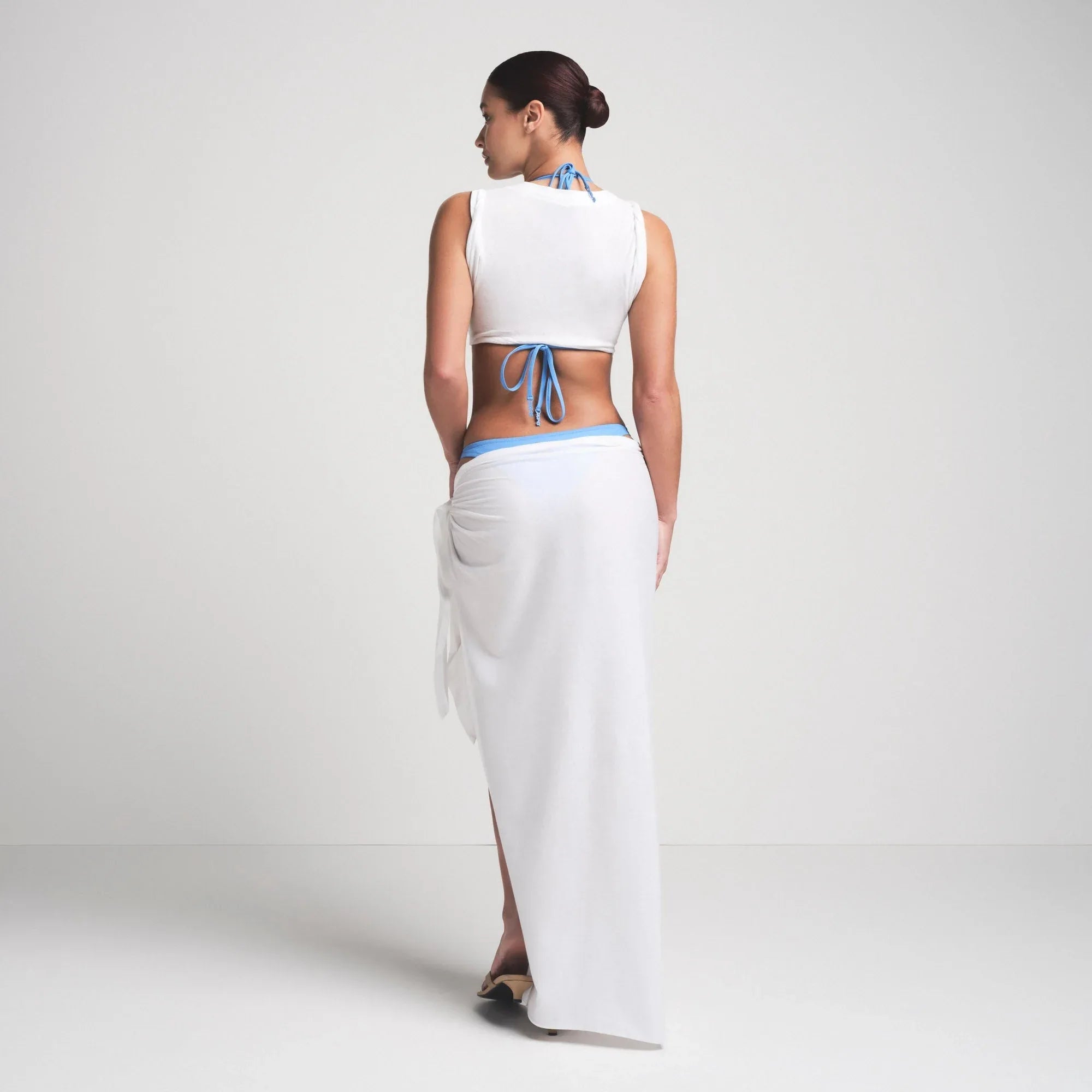 SKIMS COTTON COVER-UPS TIE SARONG | SNOW - SARONG - My Suti