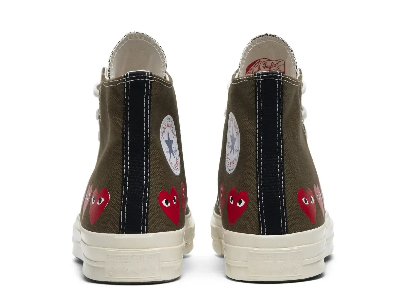 Converse Chuck Taylor All Star 70 Hi Comme Des Garcons PLAY Multi-Heart Green - My Suti