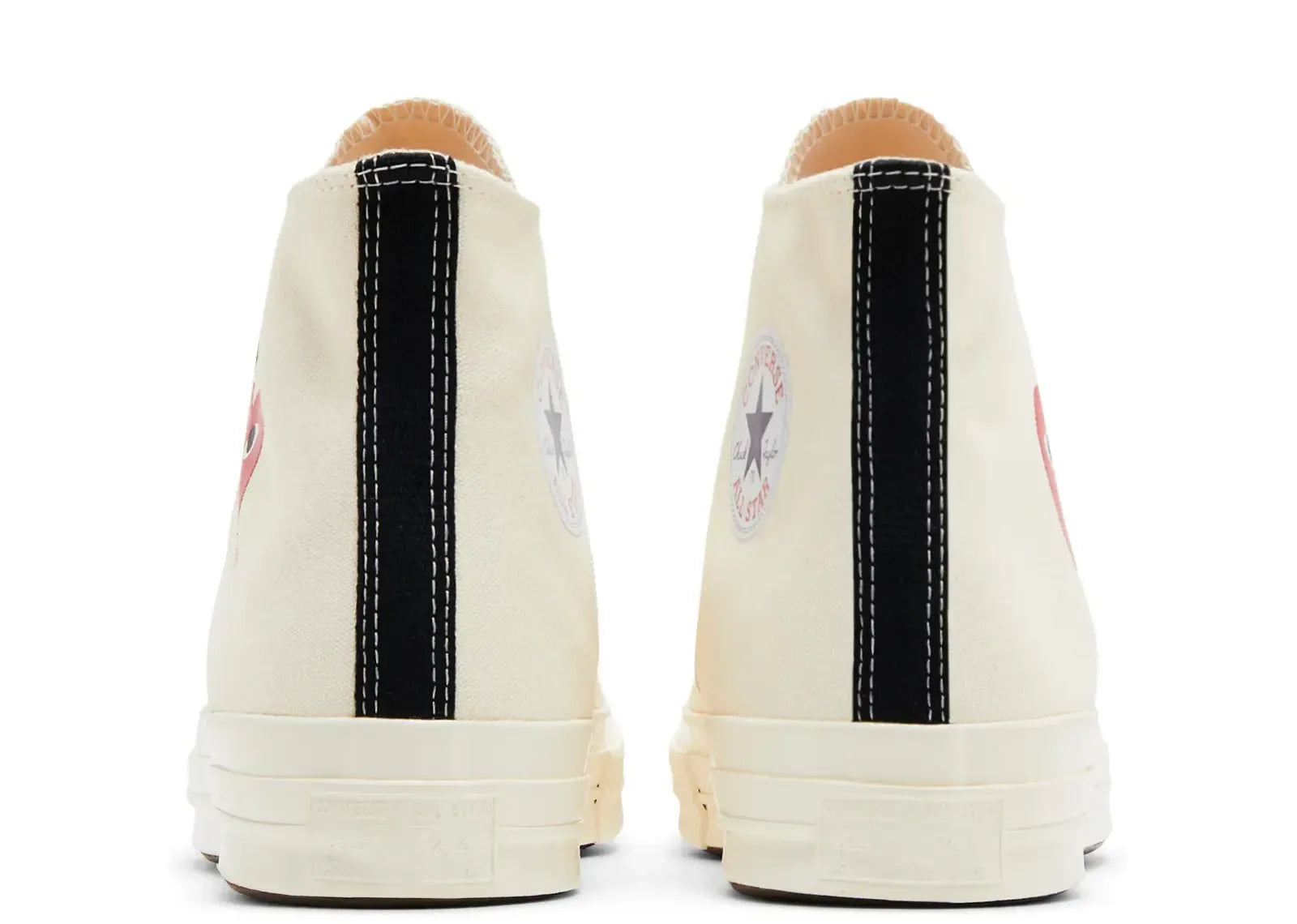 Converse Chuck Taylor All Star 70 Hi Comme Des Garcons PLAY Single Heart Milk - My Suti