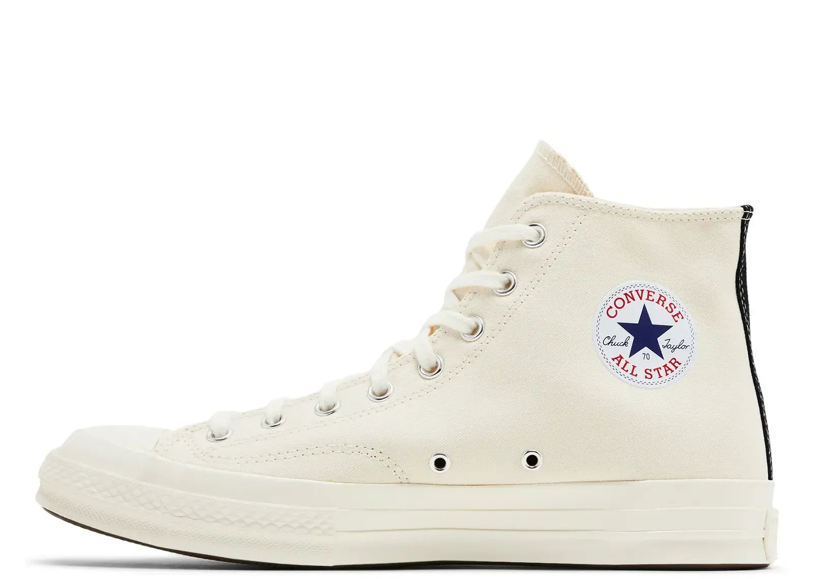 Converse Chuck Taylor All Star 70 Hi Comme Des Garcons PLAY Single Heart Milk - My Suti