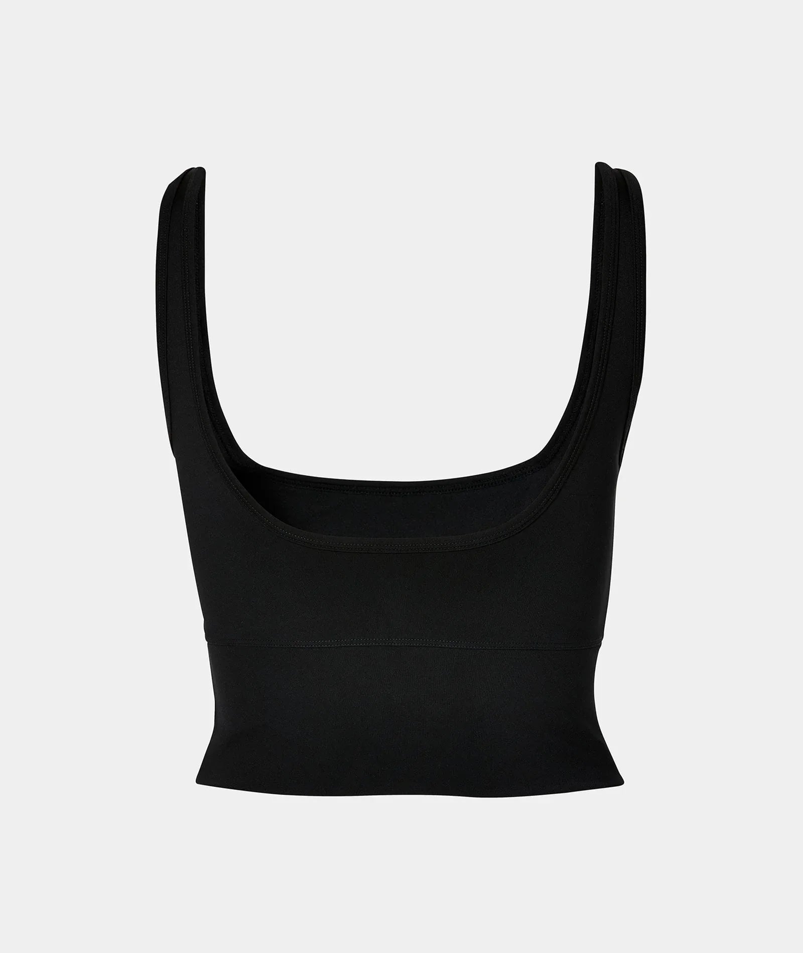 VEHLA CROPPED TANK - BLACK - Crop Atlet - My Suti