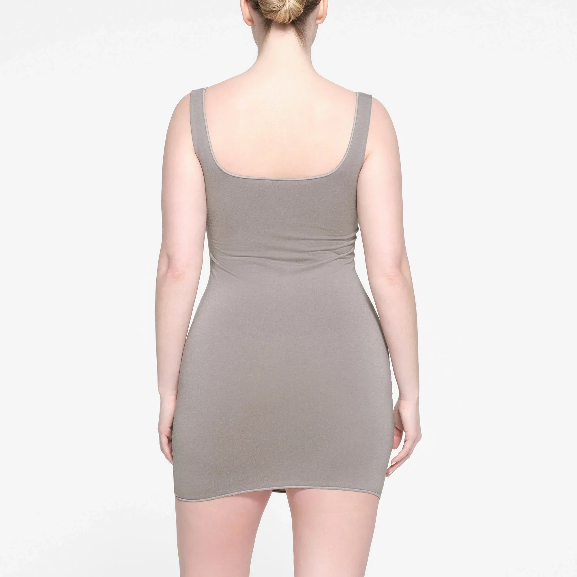 SKIMS SEAMLESS MODAL TANK MINI DRESS | SMOKE - ELBİSE - My Suti