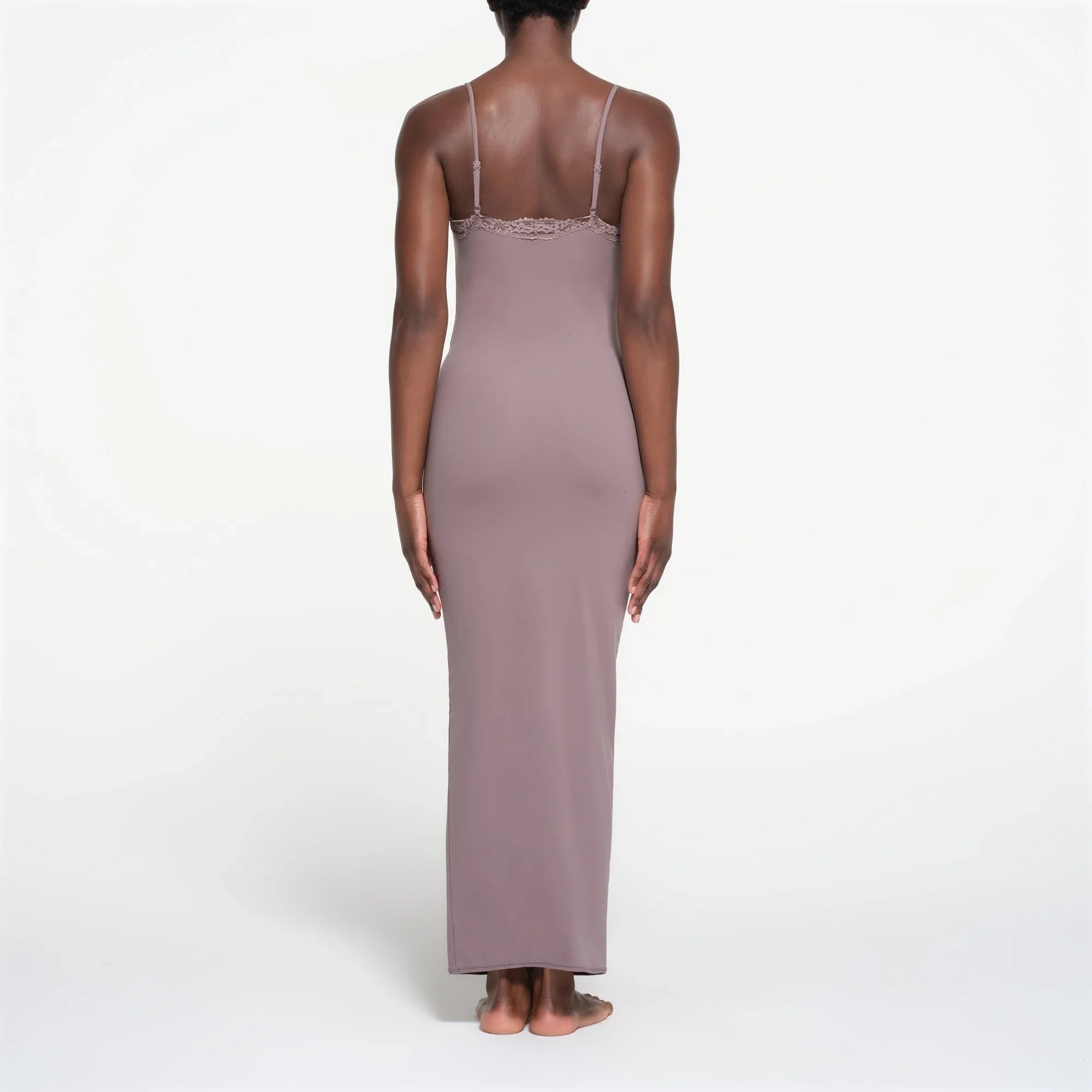 SKIMS FITS EVERYBODY LACE LONG SLIP DRESS | ZINC - ELBİSE - My Suti