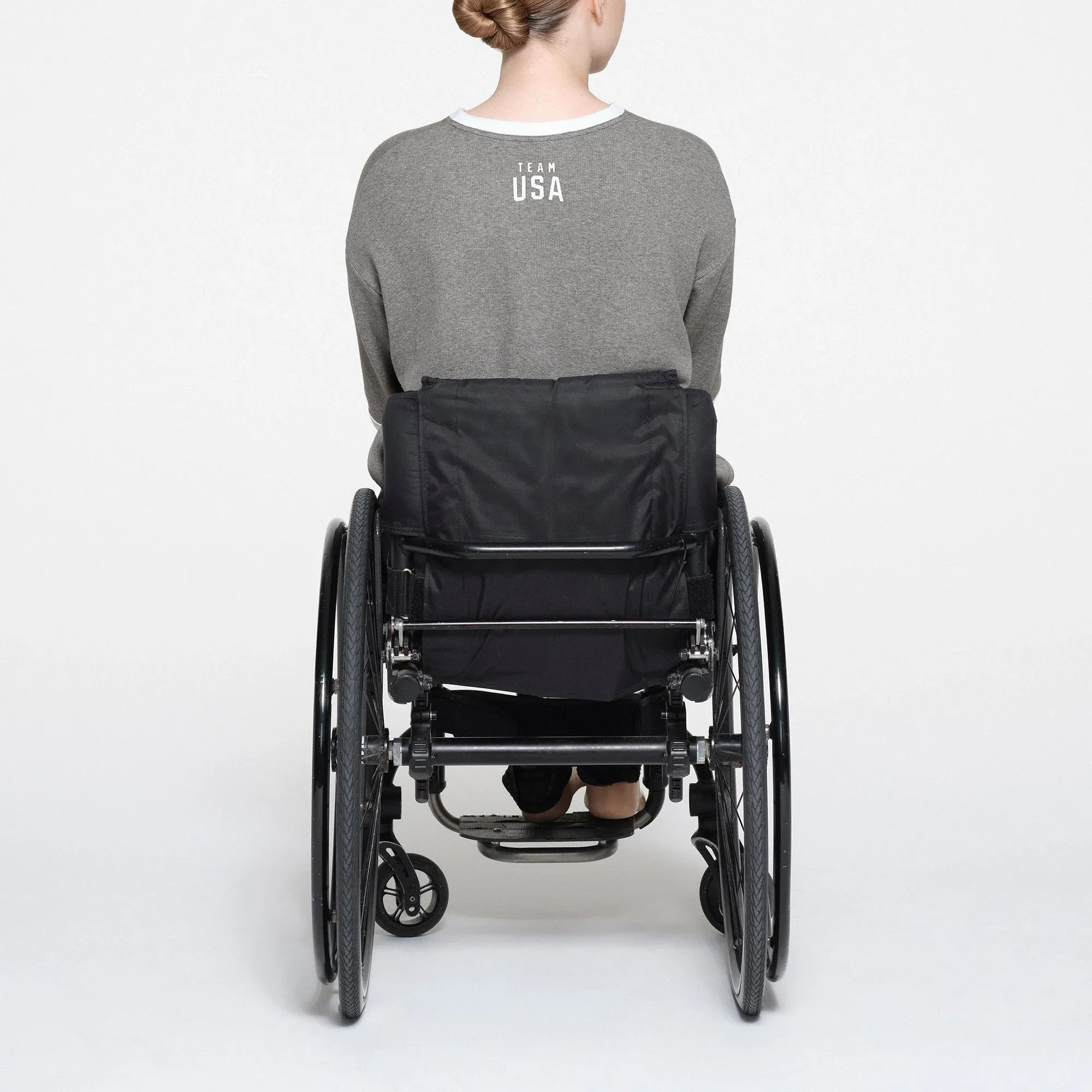 SKIMS FOR TEAM USA COTTON RIB PARALYMPIC T-SHIRT MINI DRESS | HEATHER GREY - ELBİSE - My Suti