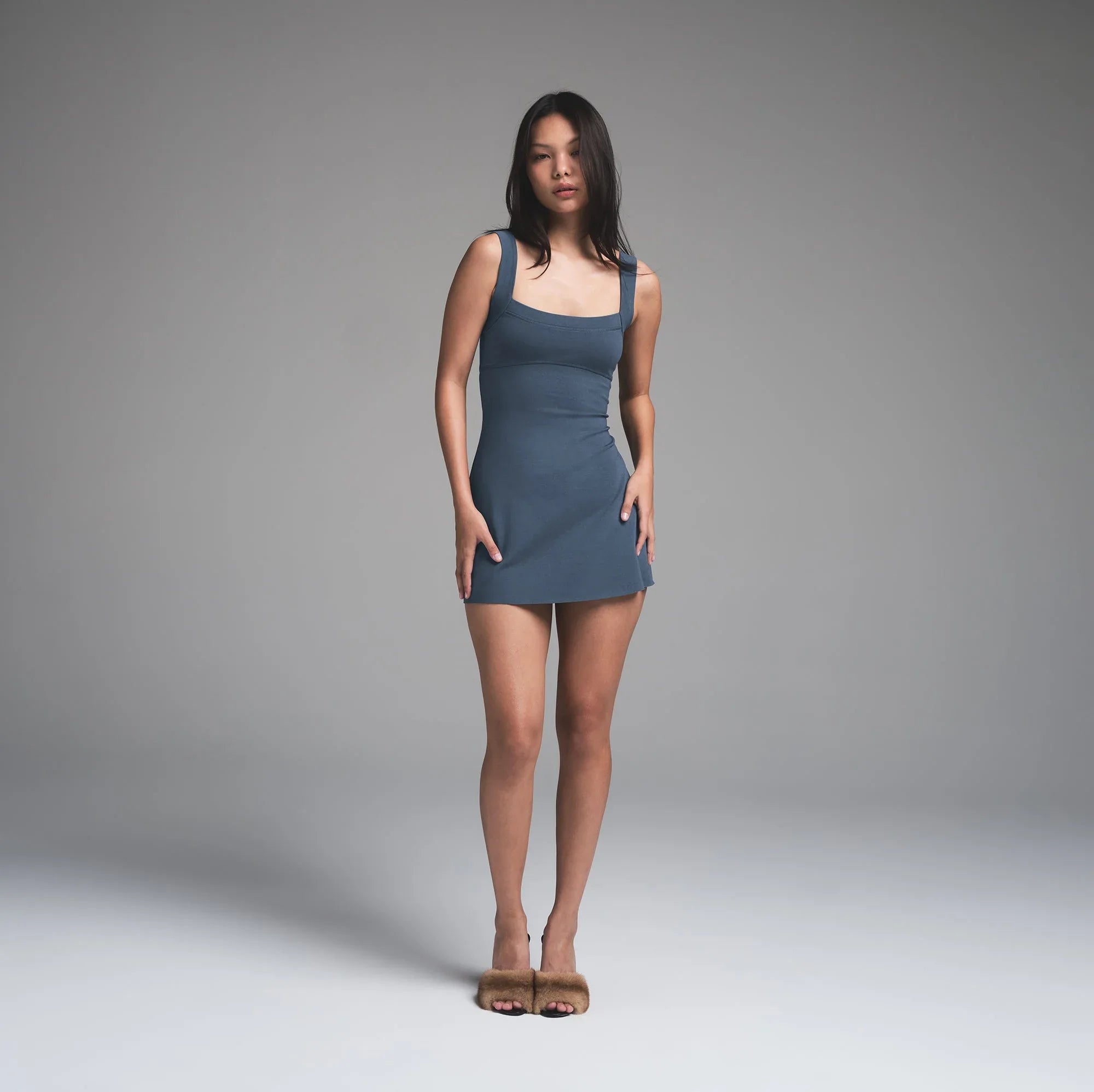 SKIMS OUTDOOR MINI DRESS | INDIGO - ELBİSE - My Suti