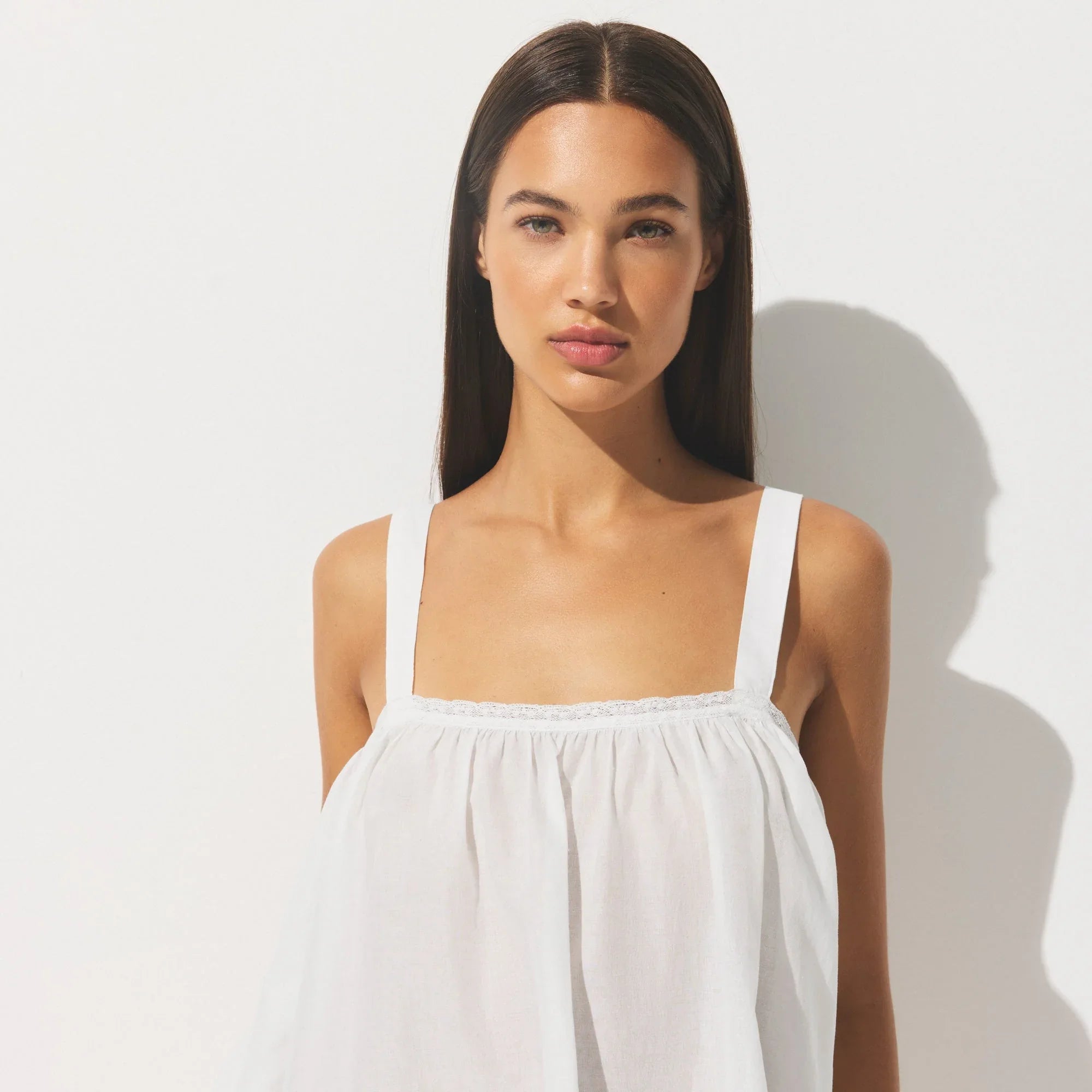 SKIMS COTTON VOILE MINI DRESS | MARBLE - ELBİSE - My Suti