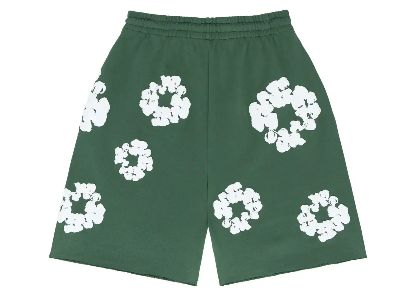 Denim Tears The Cotton Wreath Shorts Green - My Suti