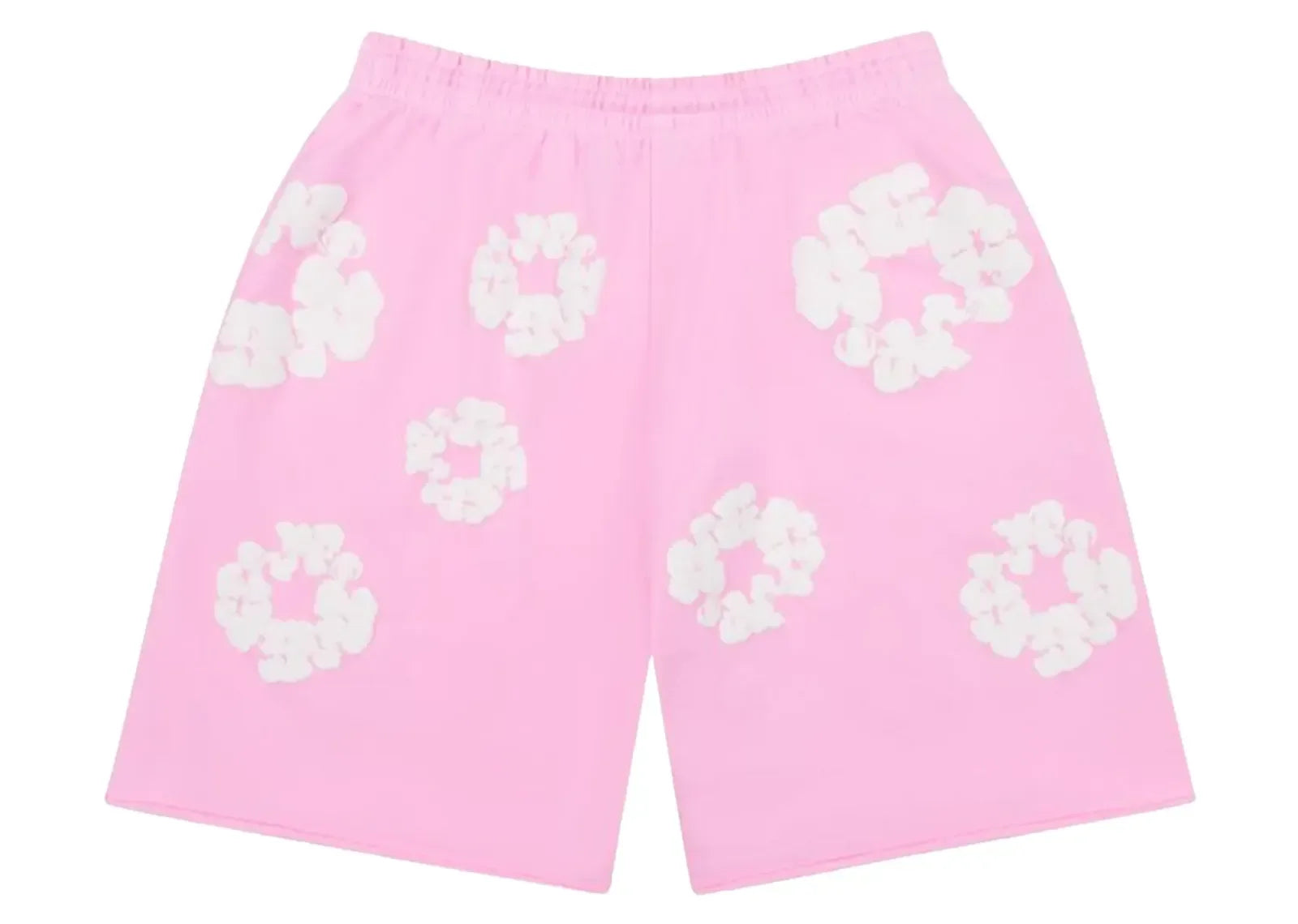 Denim Tears The Cotton Wreath Sweatshorts Powder Pink - My Suti