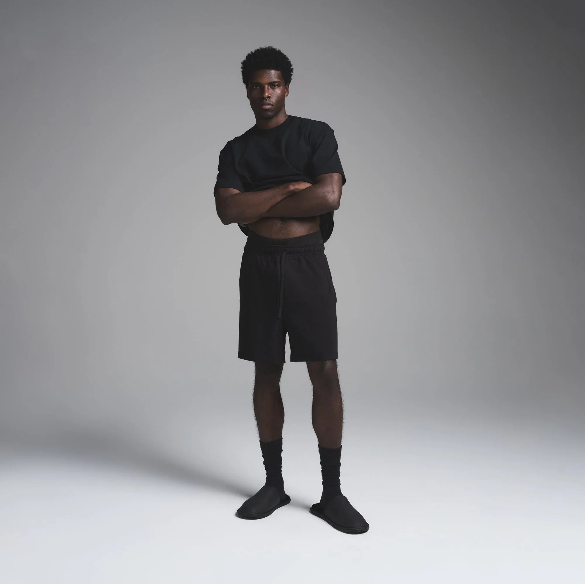 SKIMS MENS FAUX SHEARLING SLIPPER | ONYX - TERLİK - My Suti