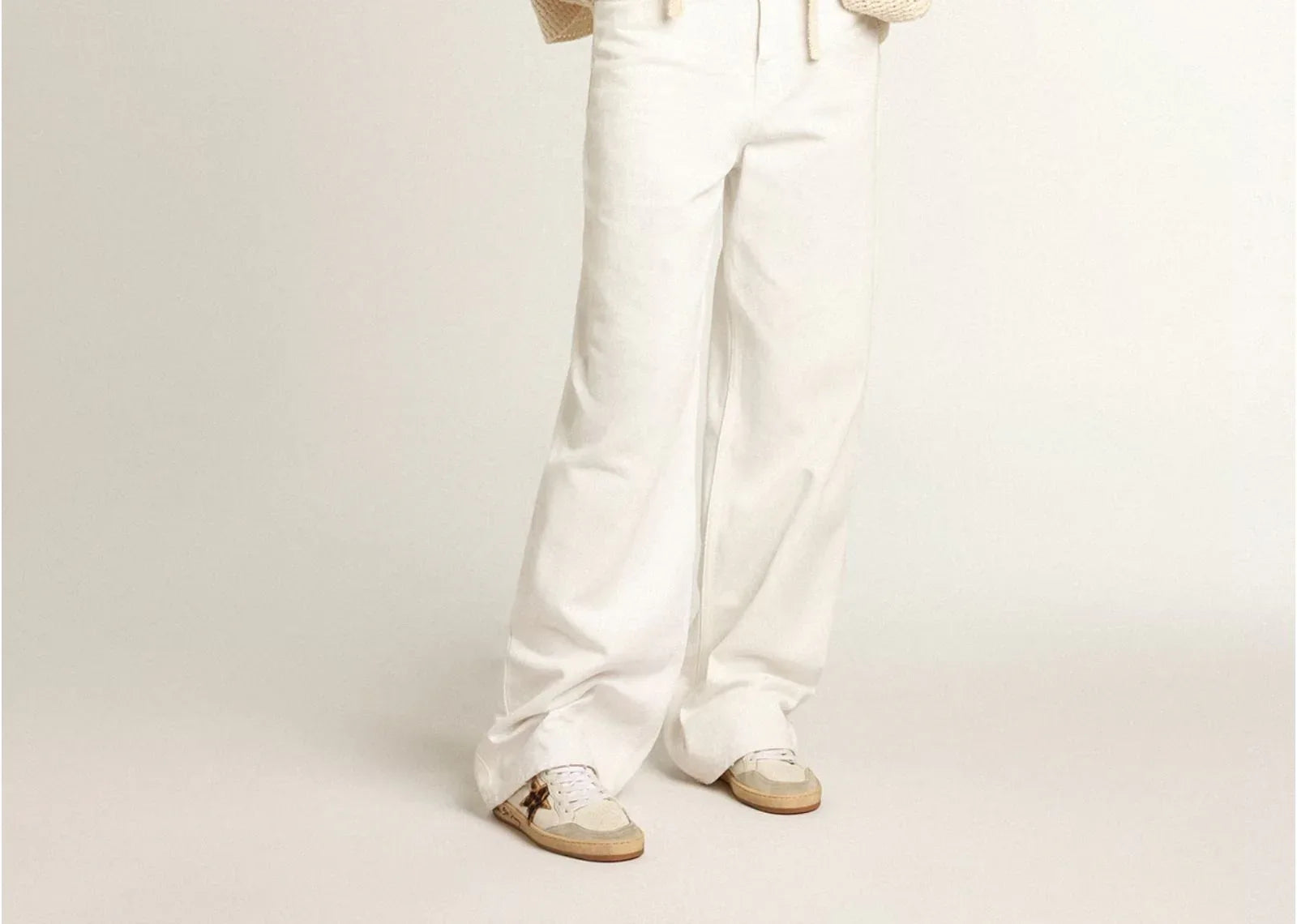 Golden Goose Ball-Star Leopard Print Pony Skin Star Black Heel - My Suti