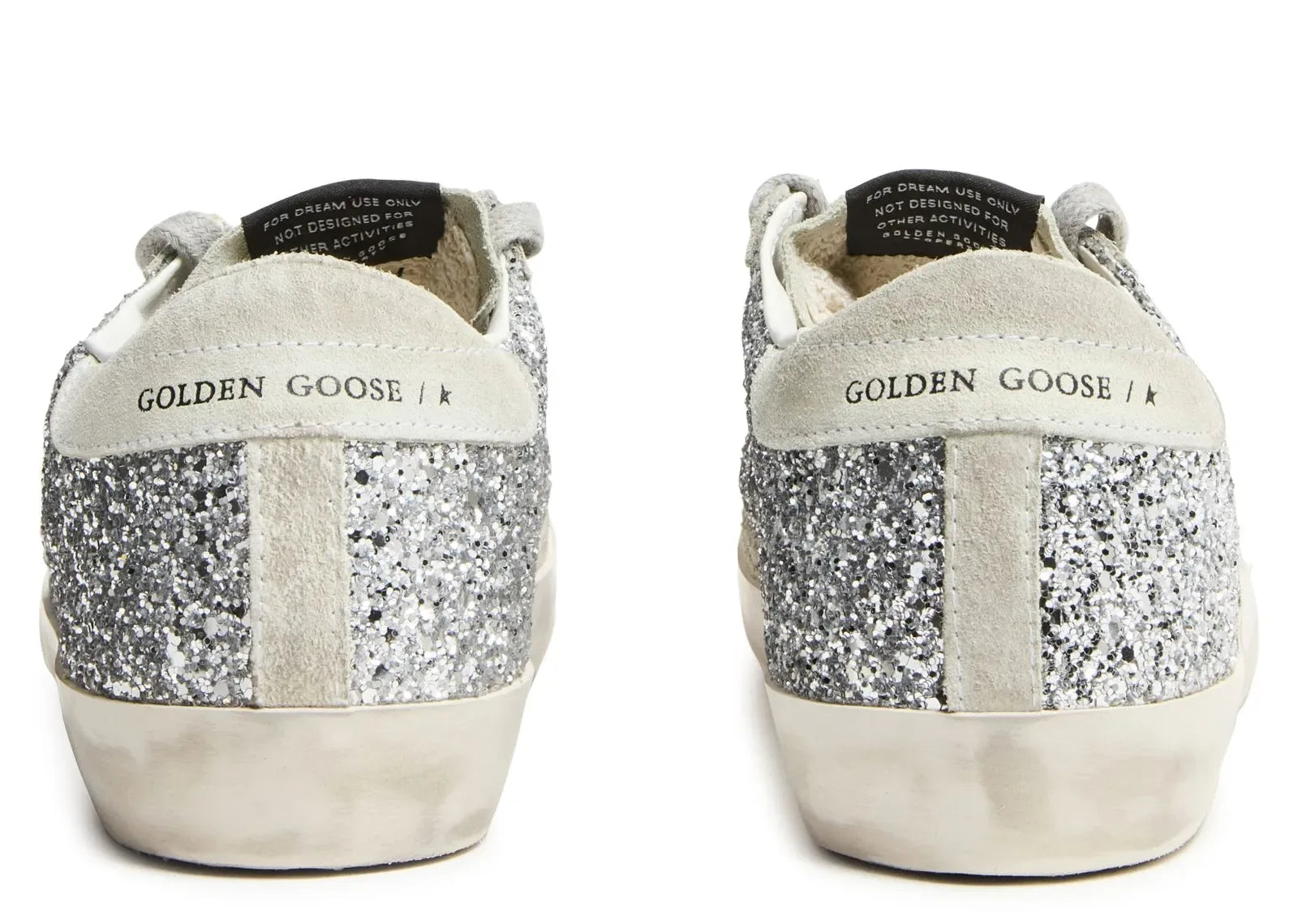 Golden Goose Super-Star Silver Glitter Ice Gray - My Suti