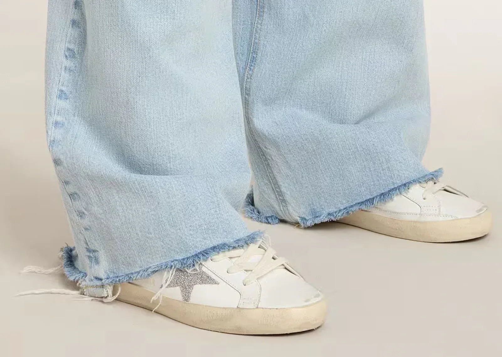 Golden Goose Super-Star Silver Swarovski Crystal Star - My Suti