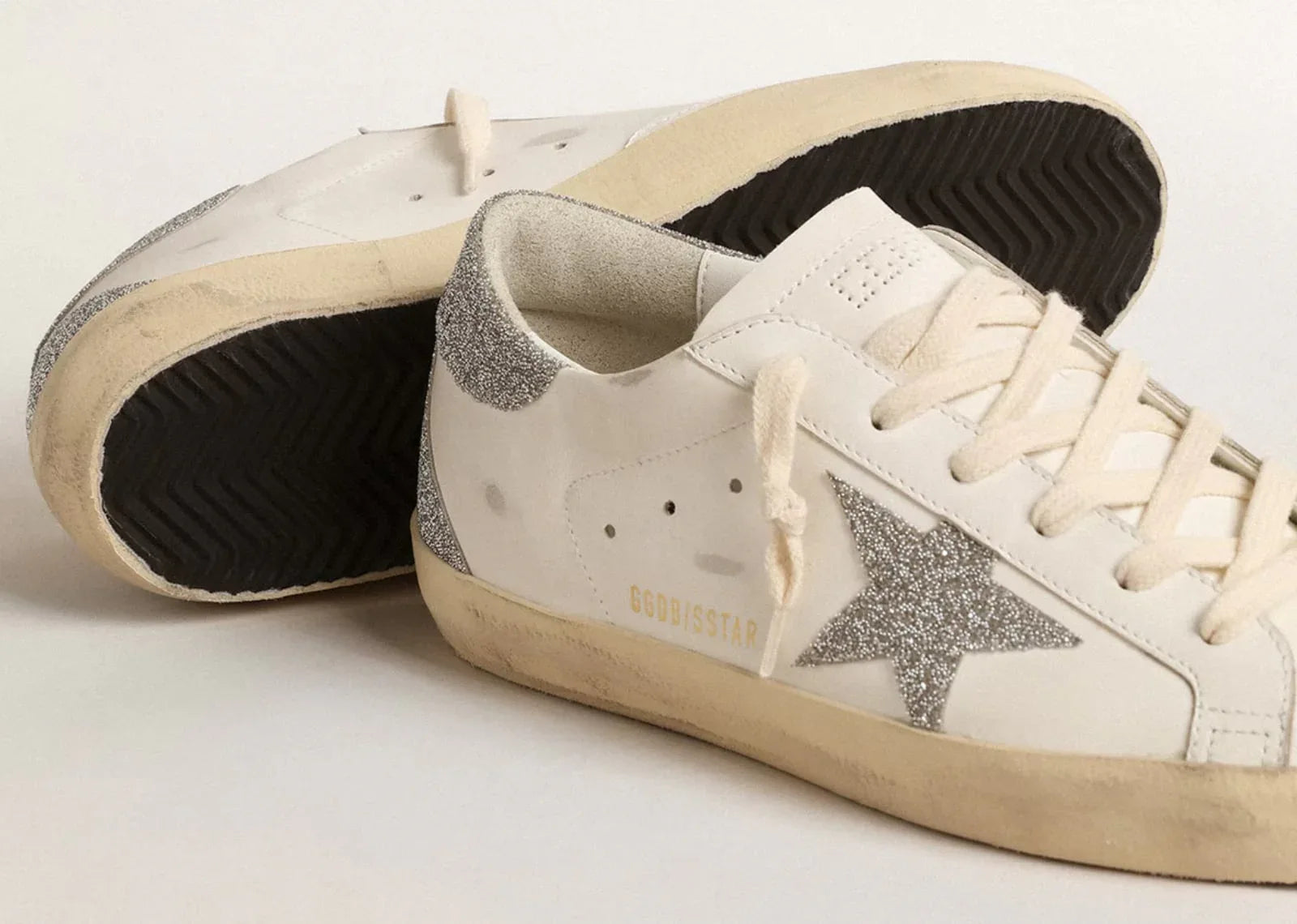 Golden Goose Super-Star Silver Swarovski Crystal Star - My Suti