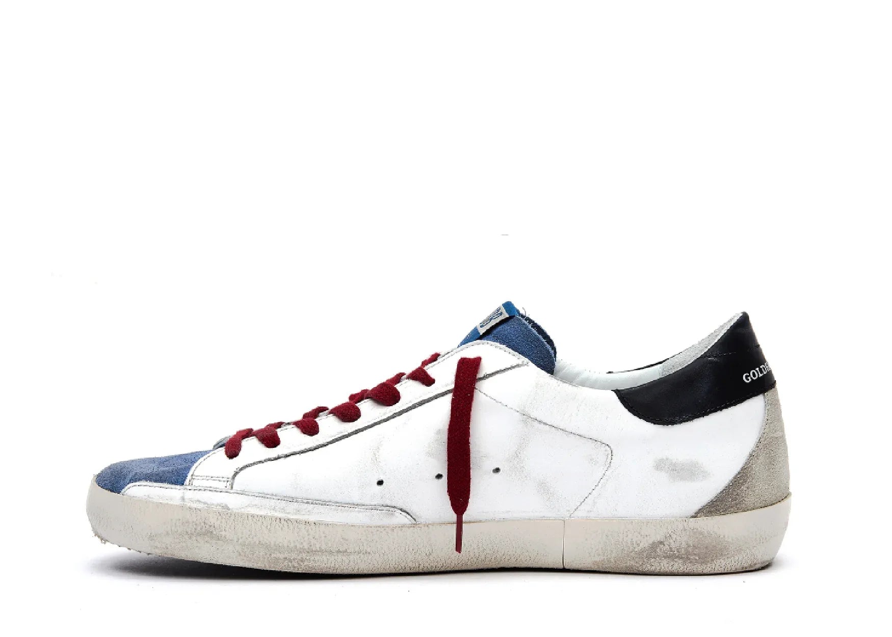 Golden Goose Super-Star White Blue Red - My Suti