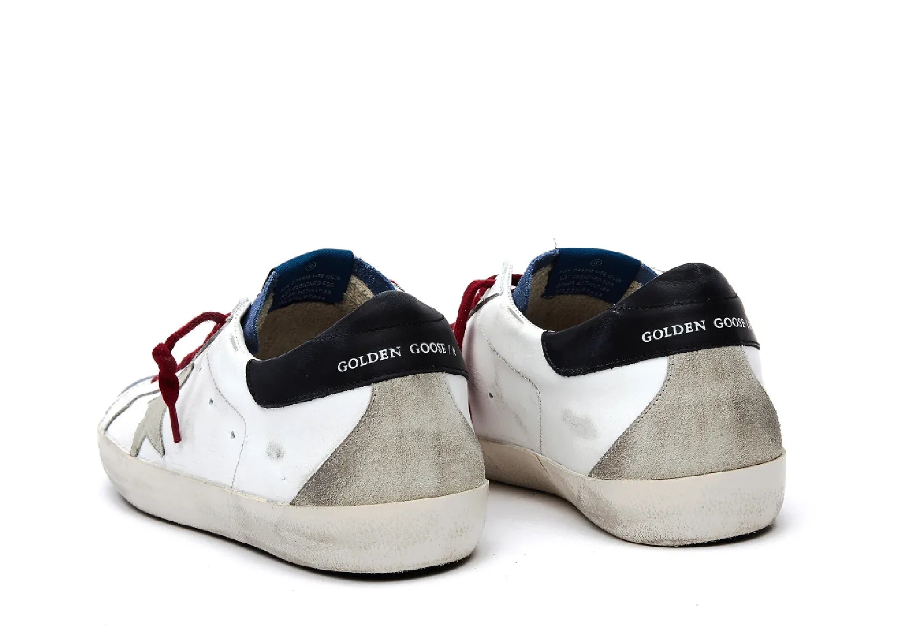 Golden Goose Super-Star White Blue Red - My Suti