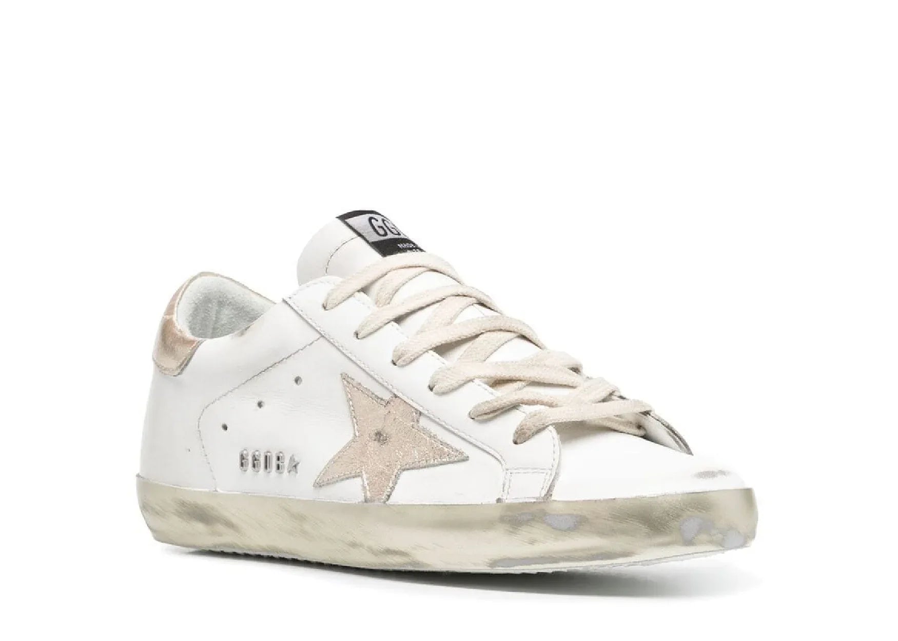 Golden Goose Super-Star White Gold Sparkle - My Suti