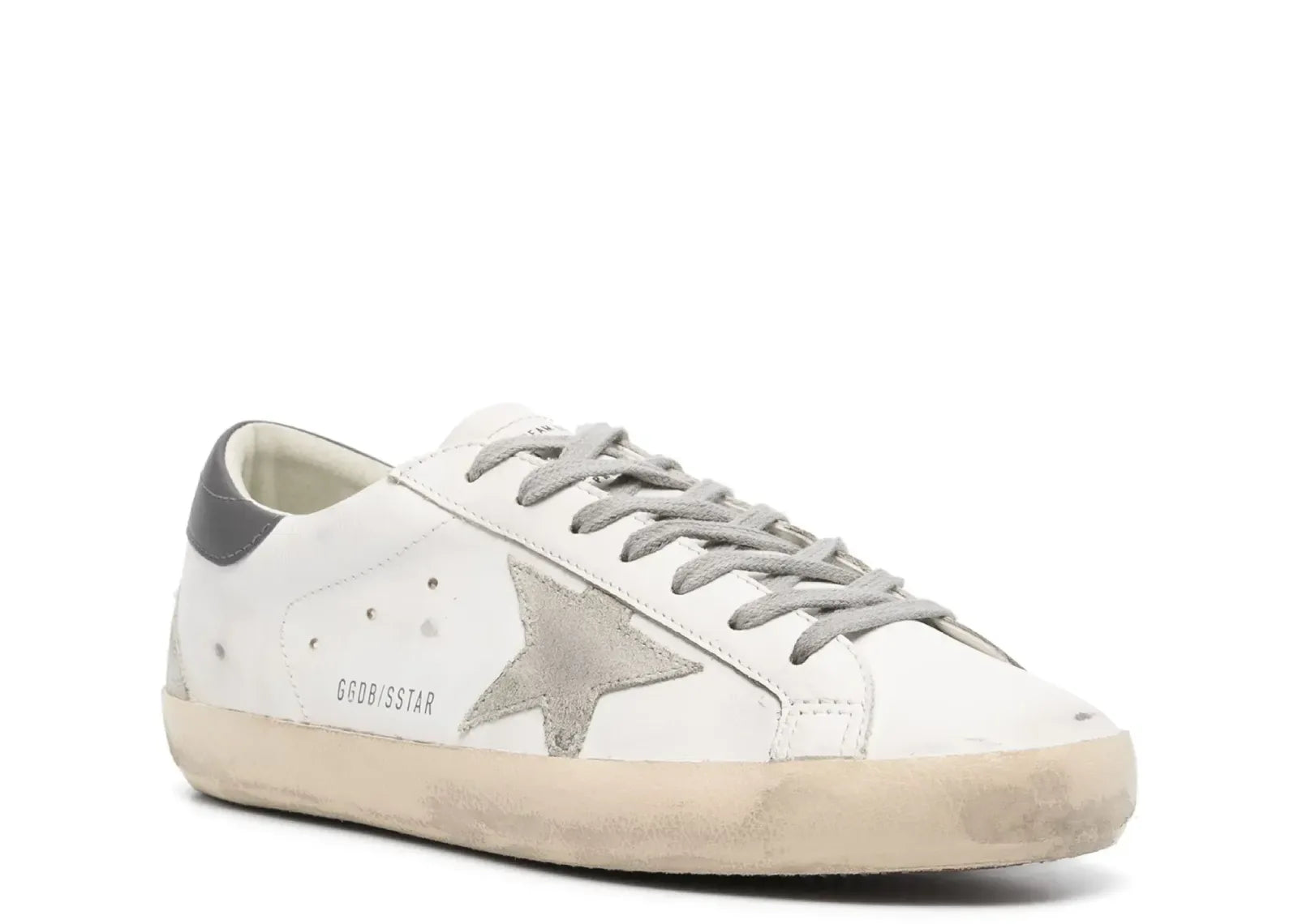 Golden Goose Super-Star White Gray Distressed - My Suti