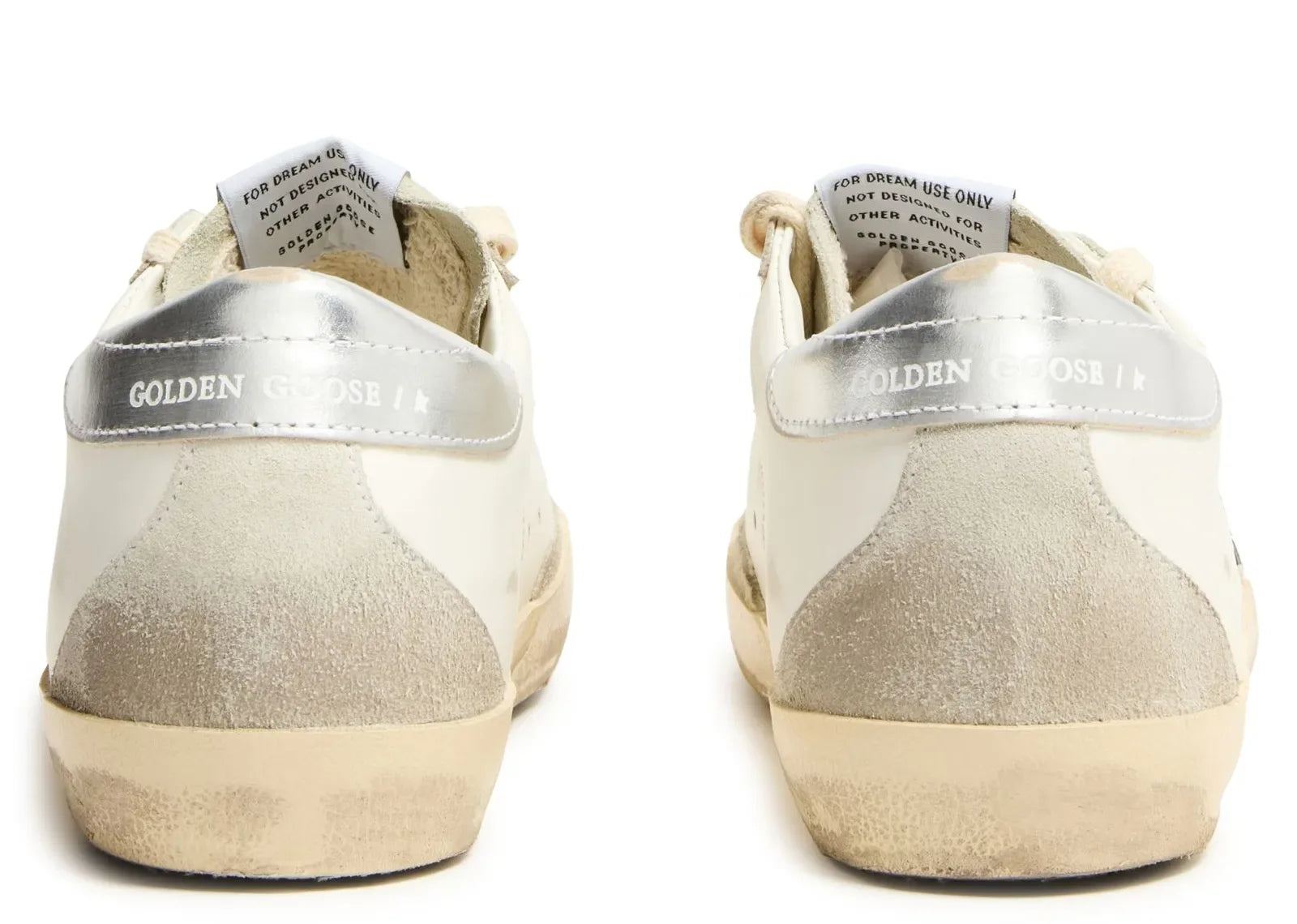 Golden Goose Super-Star White Ice Gray Gold Glitter - My Suti