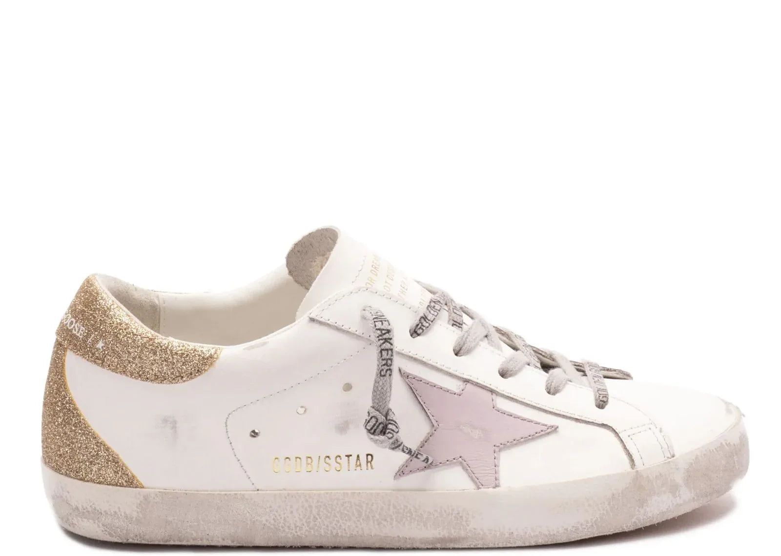 Golden Goose Super-Star White Lilac Platinum - My Suti