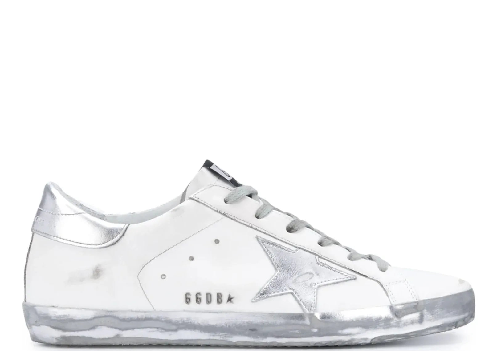 Golden Goose Super-Star White Silver Sparkle - My Suti