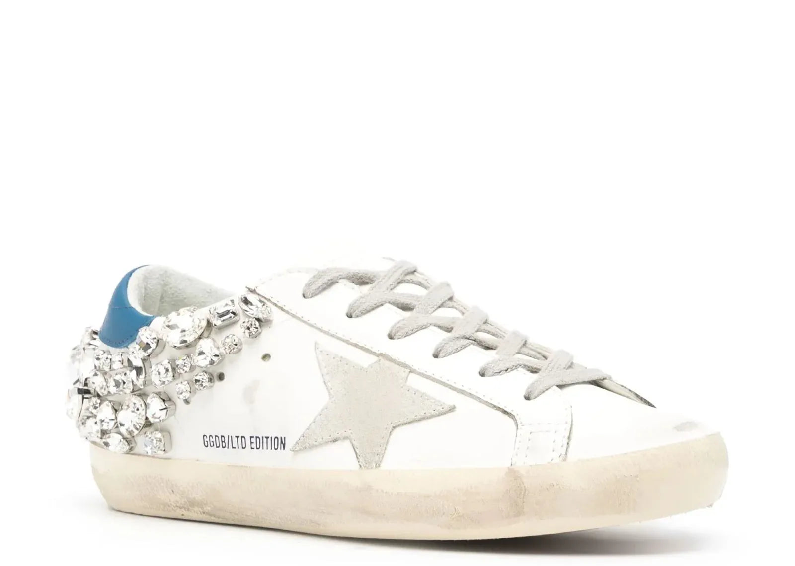 Golden Goose Super-Star White Swarovski Stone - My Suti