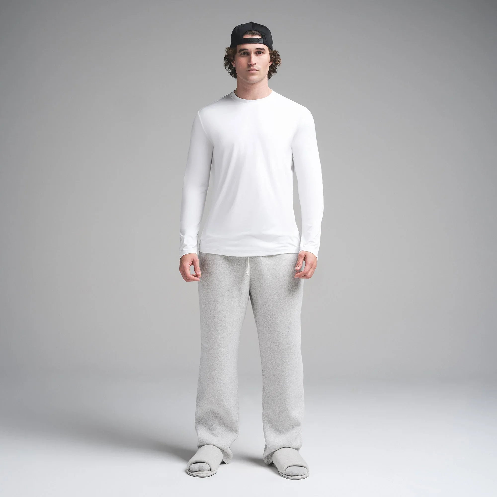 SKIMS OUTDOOR JERSEY MENS CLASSIC LONG SLEEVE T-SHIRT | CHALK - TİŞÖRT - My Suti