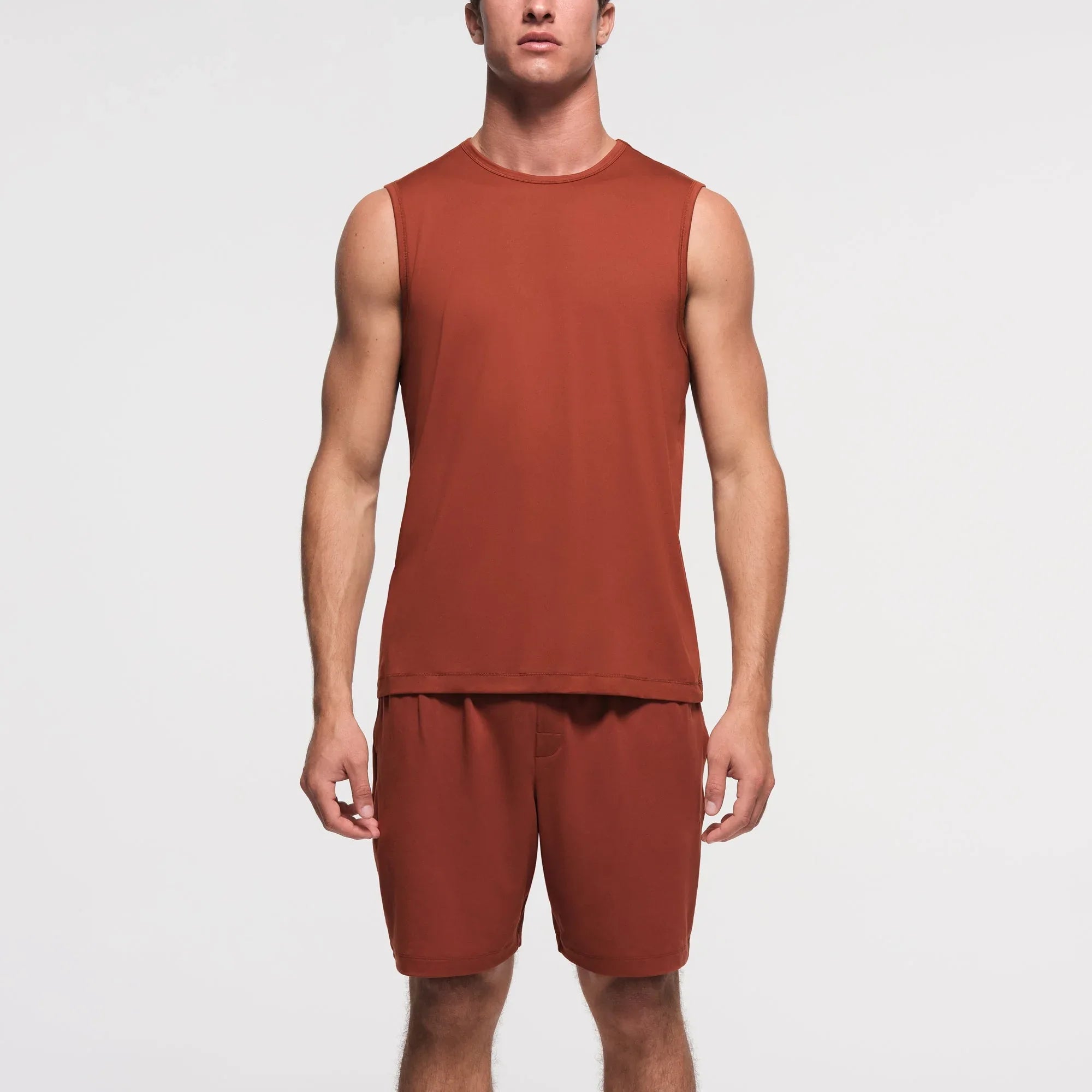 SKIMS OUTDOOR JERSEY MENS MUSCLE TANK | RUST - KAS TİŞÖRT - My Suti