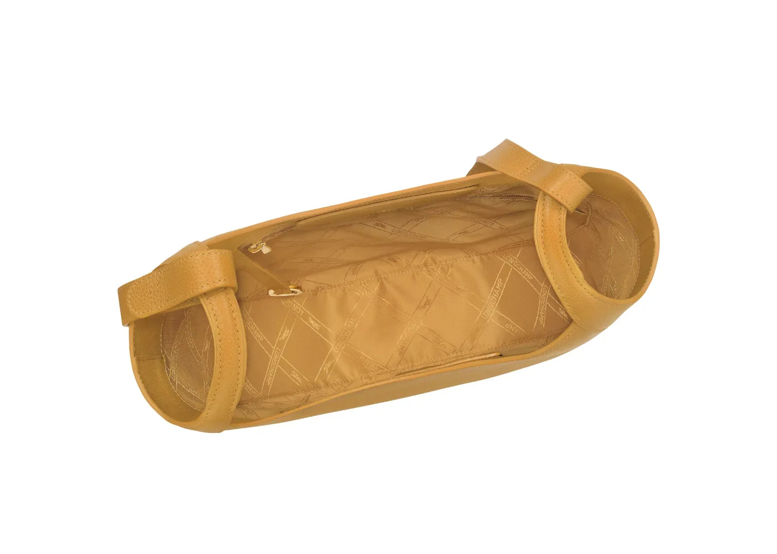 Longchamp Le Foulonné Lare Hobo Bag Nutmeg - My Suti