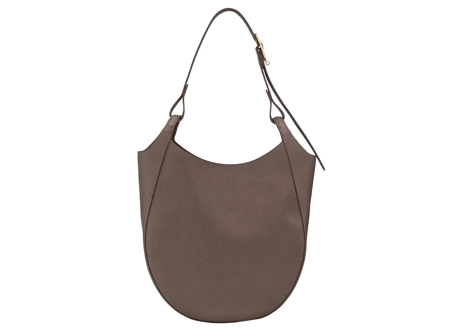 Longchamp Le Foulonné Lare Hobo Bag Taupe - My Suti