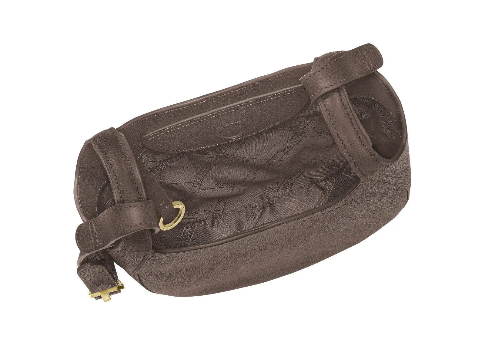 Longchamp Le Foulonné Small Crossbody Bag Taupe - My Suti