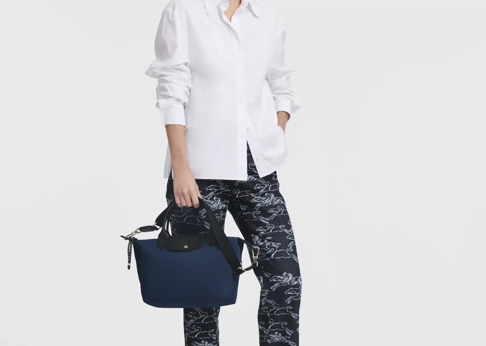 Longchamp Le Pliage Energy Small Handbag Navy - My Suti