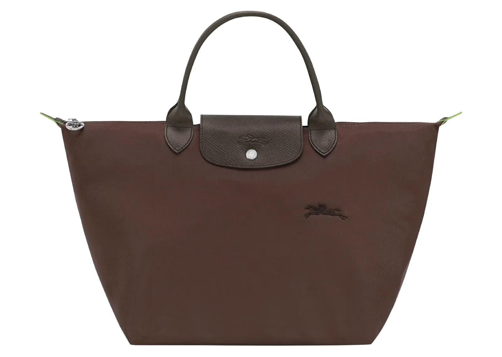 Longchamp Le Pliage Green Medium Handbag Mocha - My Suti