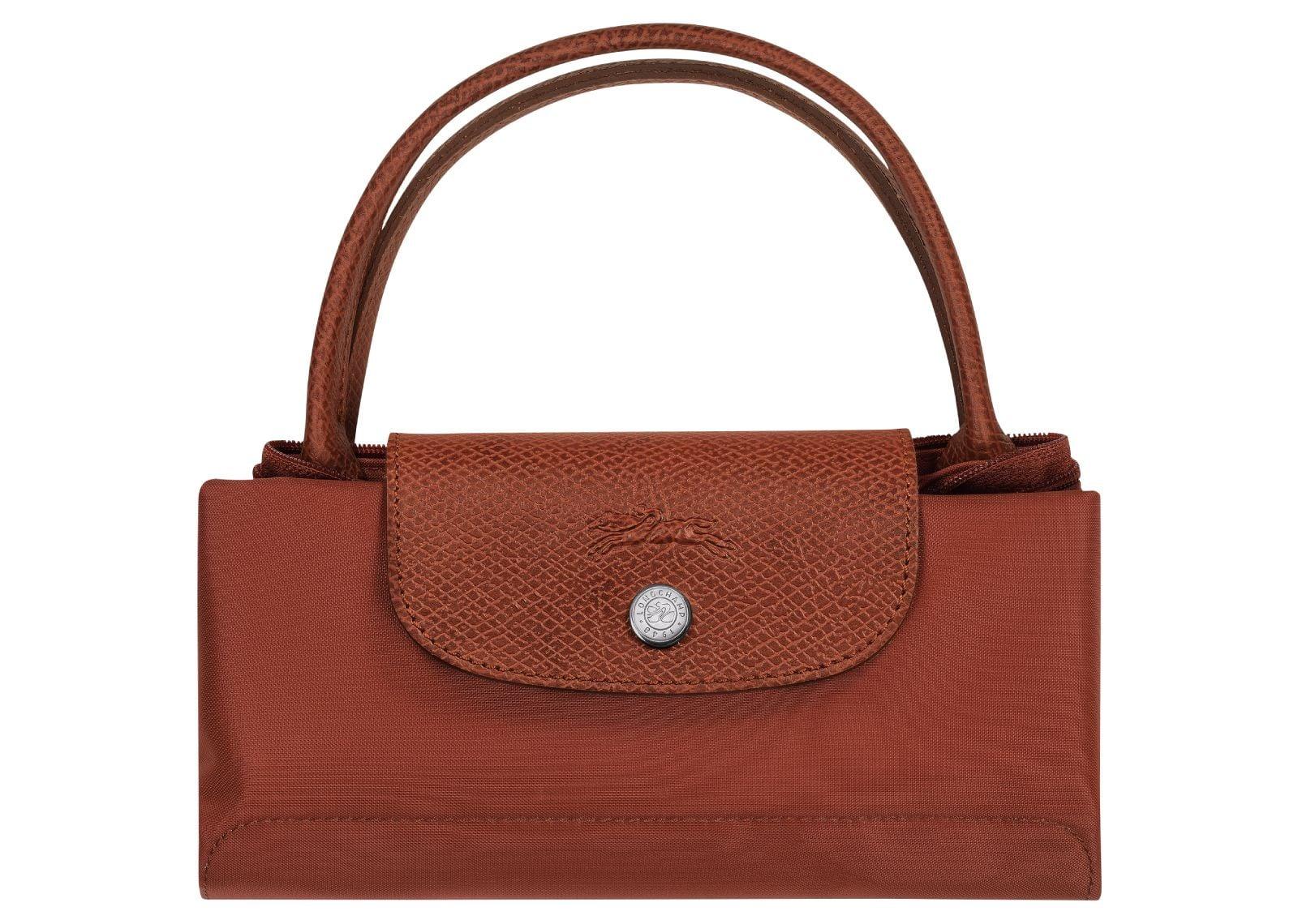 Longchamp Le Pliage Green Small Handbag Chestnut - My Suti