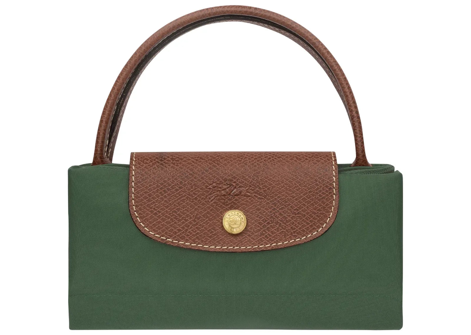 Longchamp Le Pliage Original Small Handbag British Green - My Suti