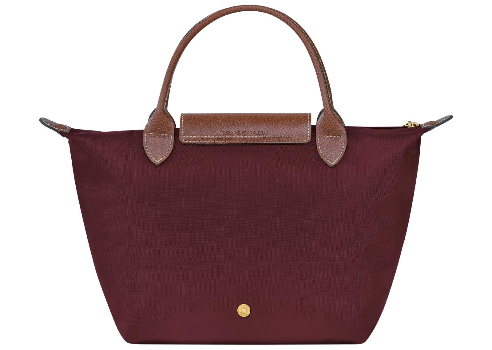 Longchamp Le Pliage Original Small Handbag Burgundy - My Suti