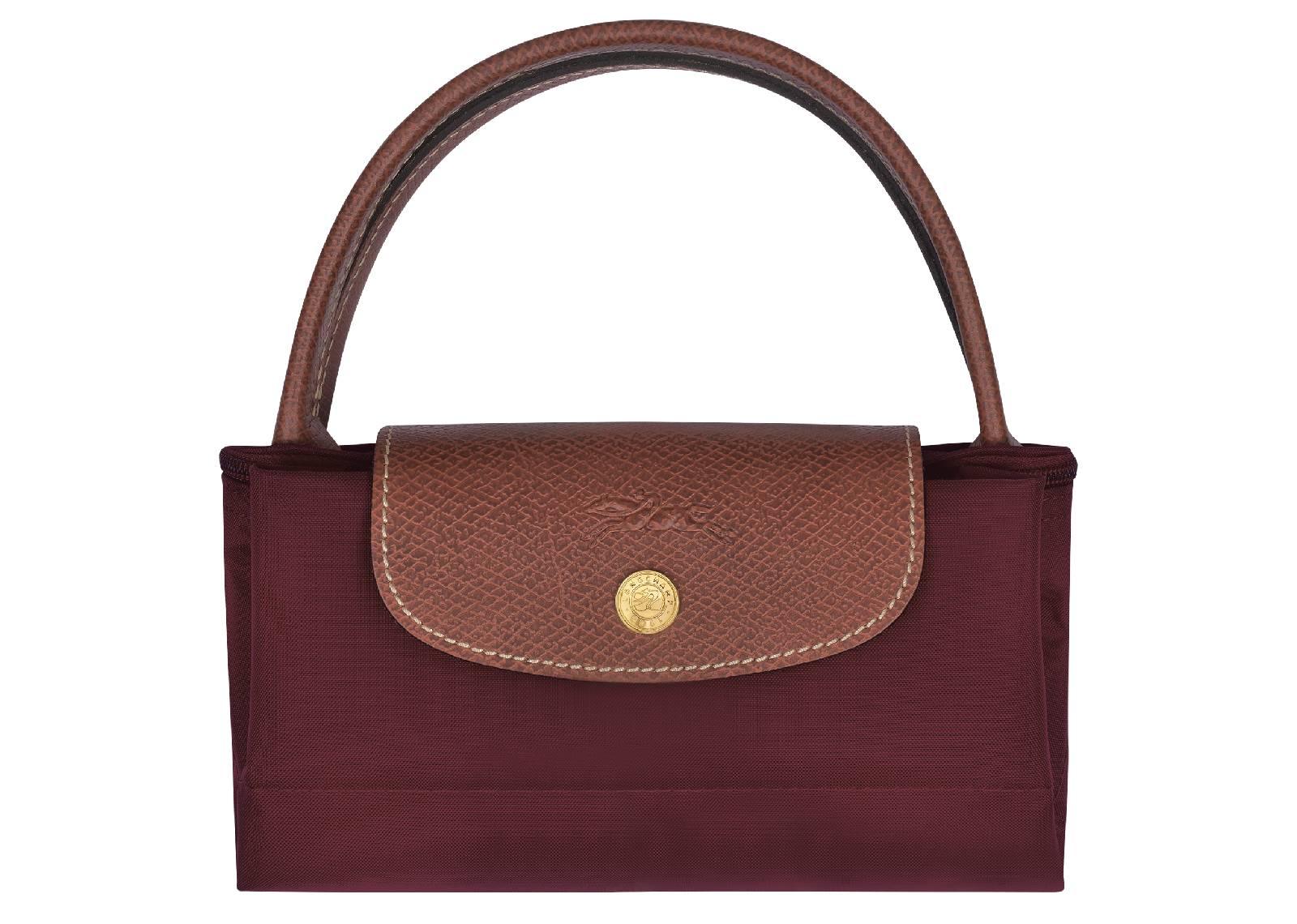 Longchamp Le Pliage Original Small Handbag Burgundy - My Suti