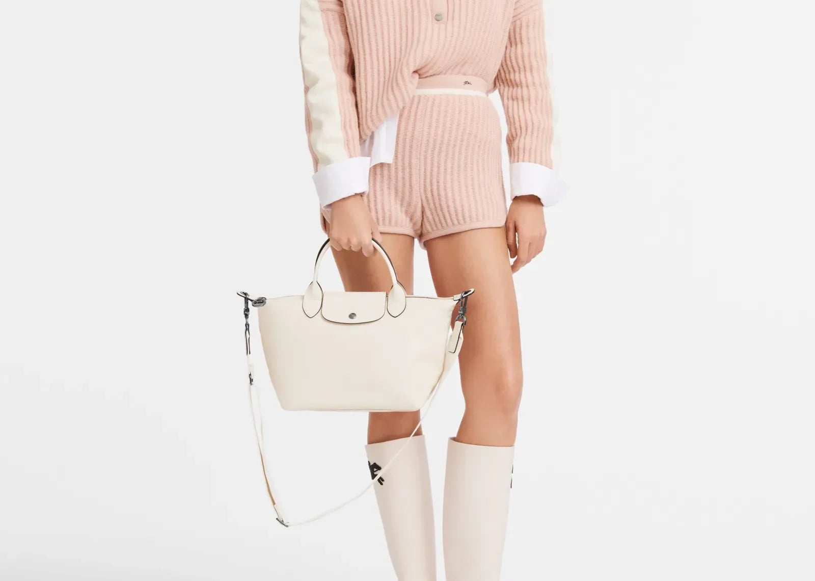 Longchamp Le Pliage Xtra Small Handbag Ecru - My Suti