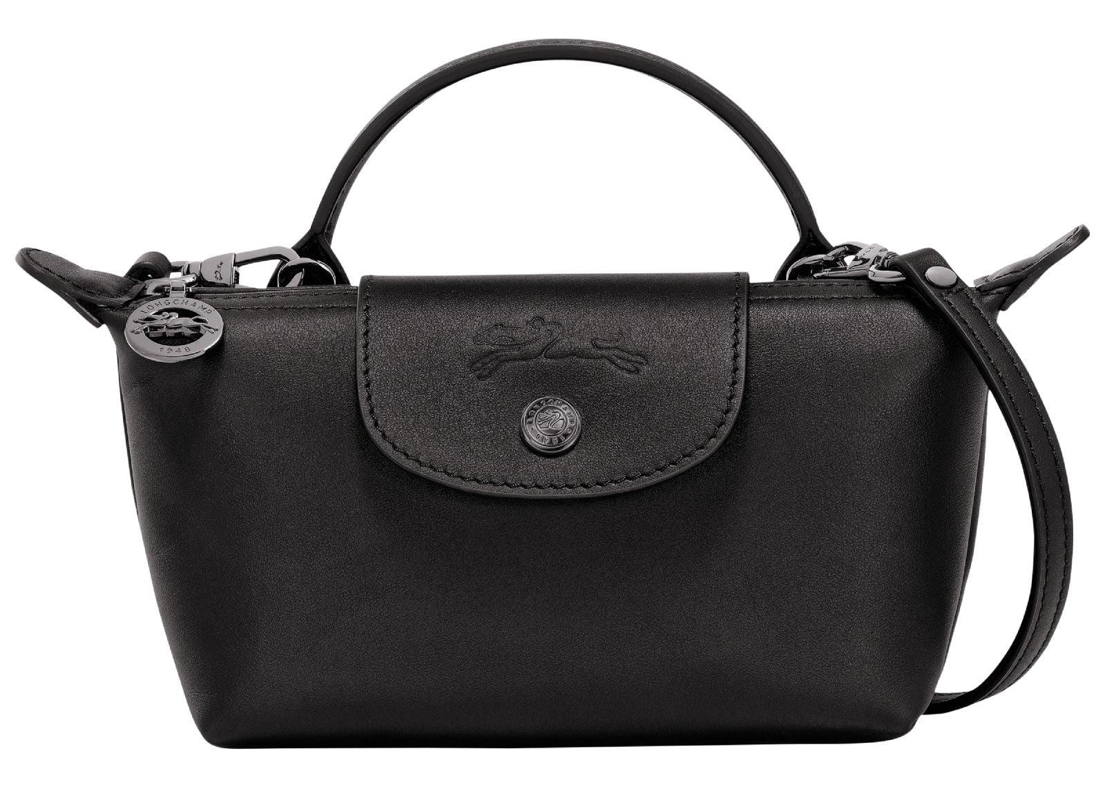 Longchamp Le Pliage Xtra XS Pouch Leather Black - My Suti