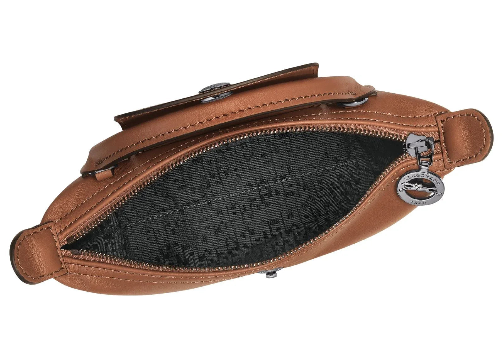 Longchamp Le Pliage Xtra XS Pouch Leather Cognac - My Suti