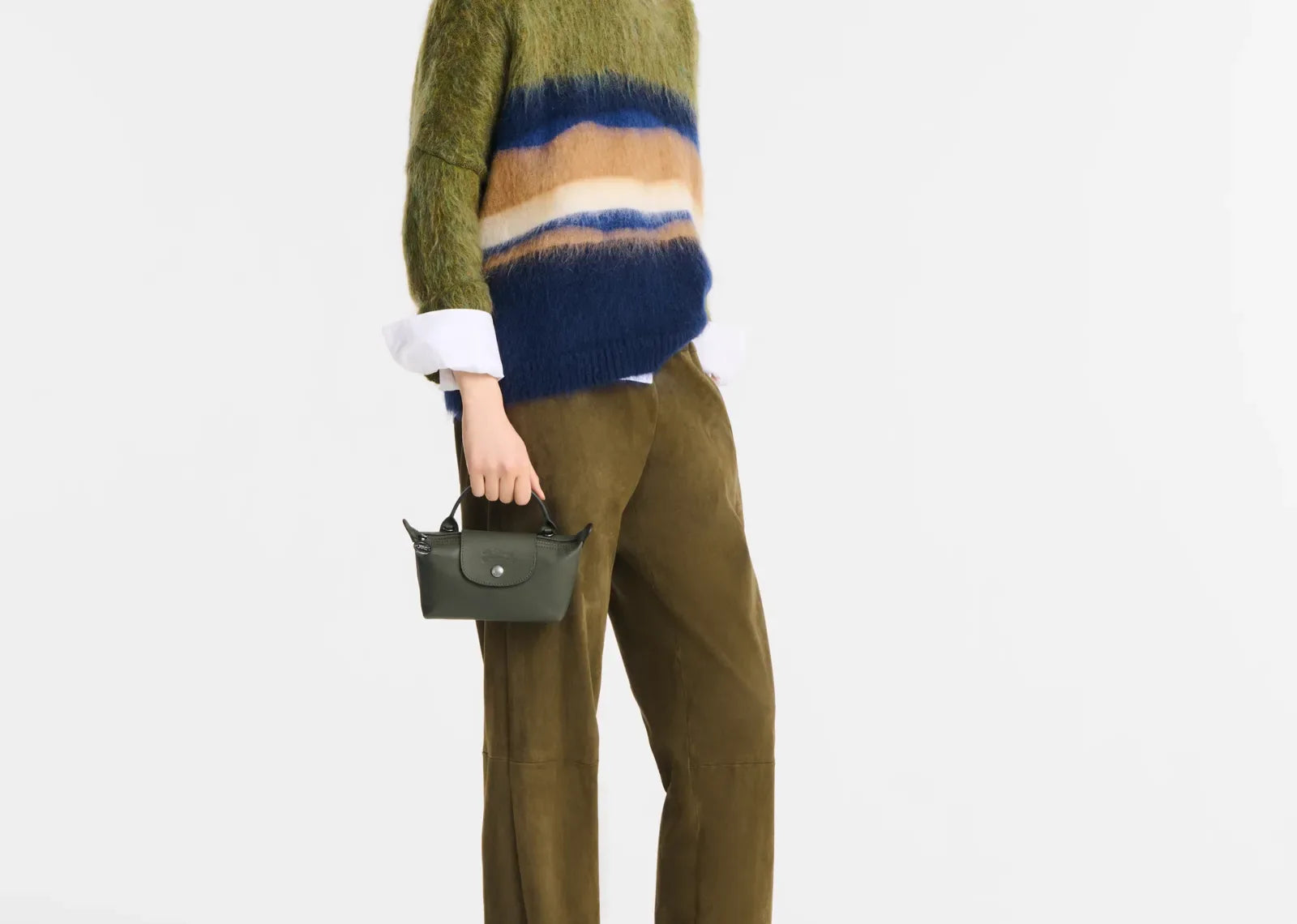 Longchamp Le Pliage Xtra XS Pouch Leather Fir - My Suti