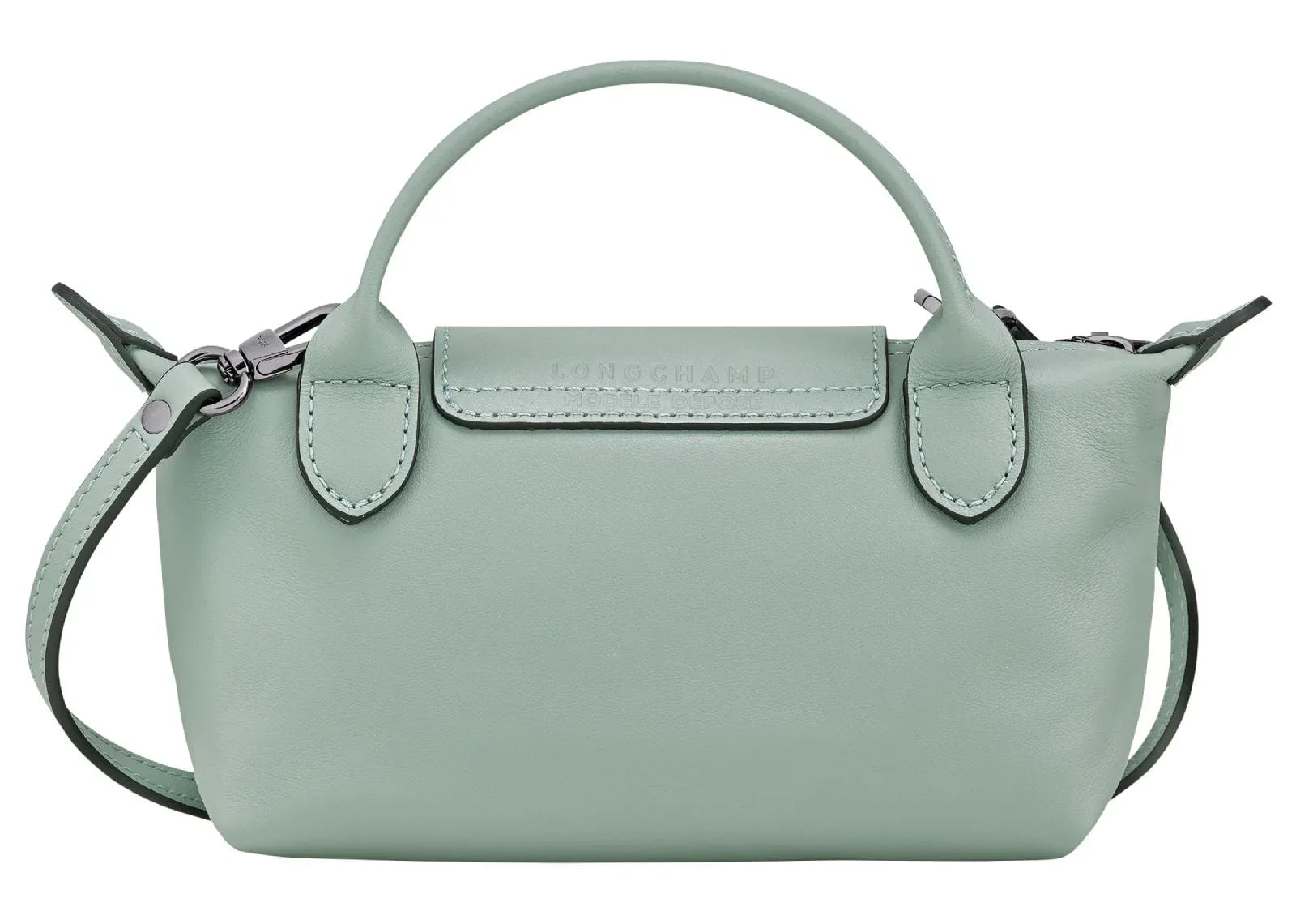 Longchamp Le Pliage Xtra XS Pouch Leather Vervain - My Suti