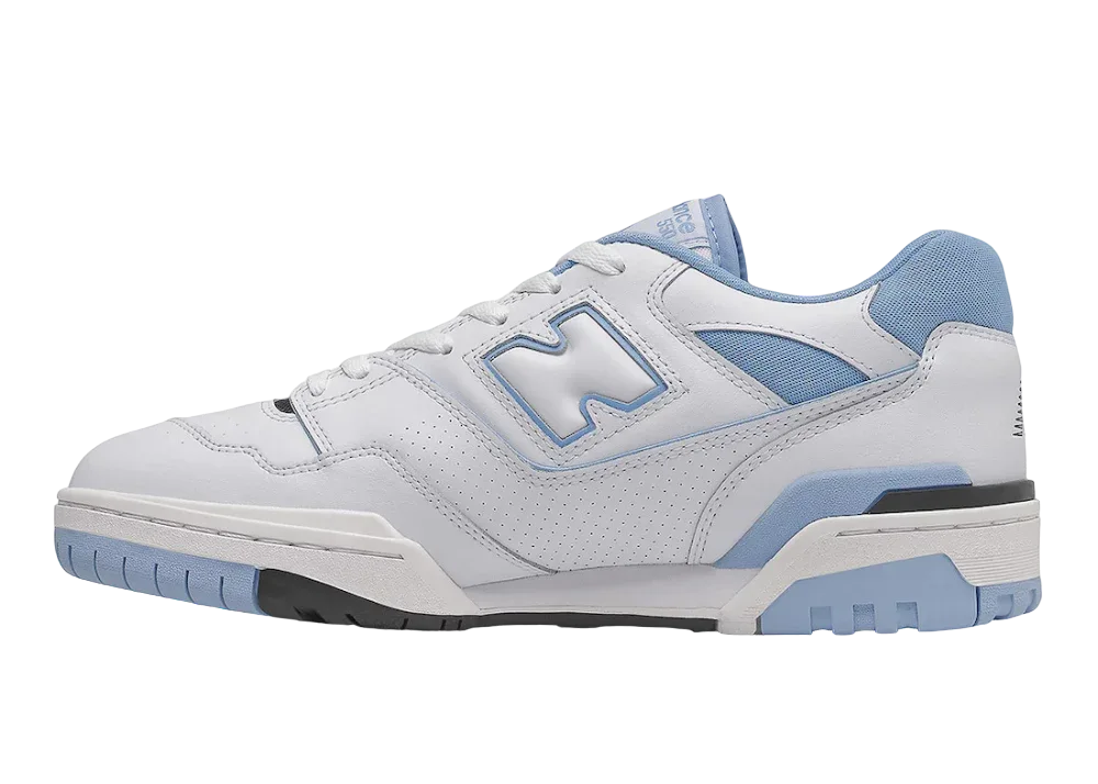 New Balance 550 UNC White University Blue - My Suti