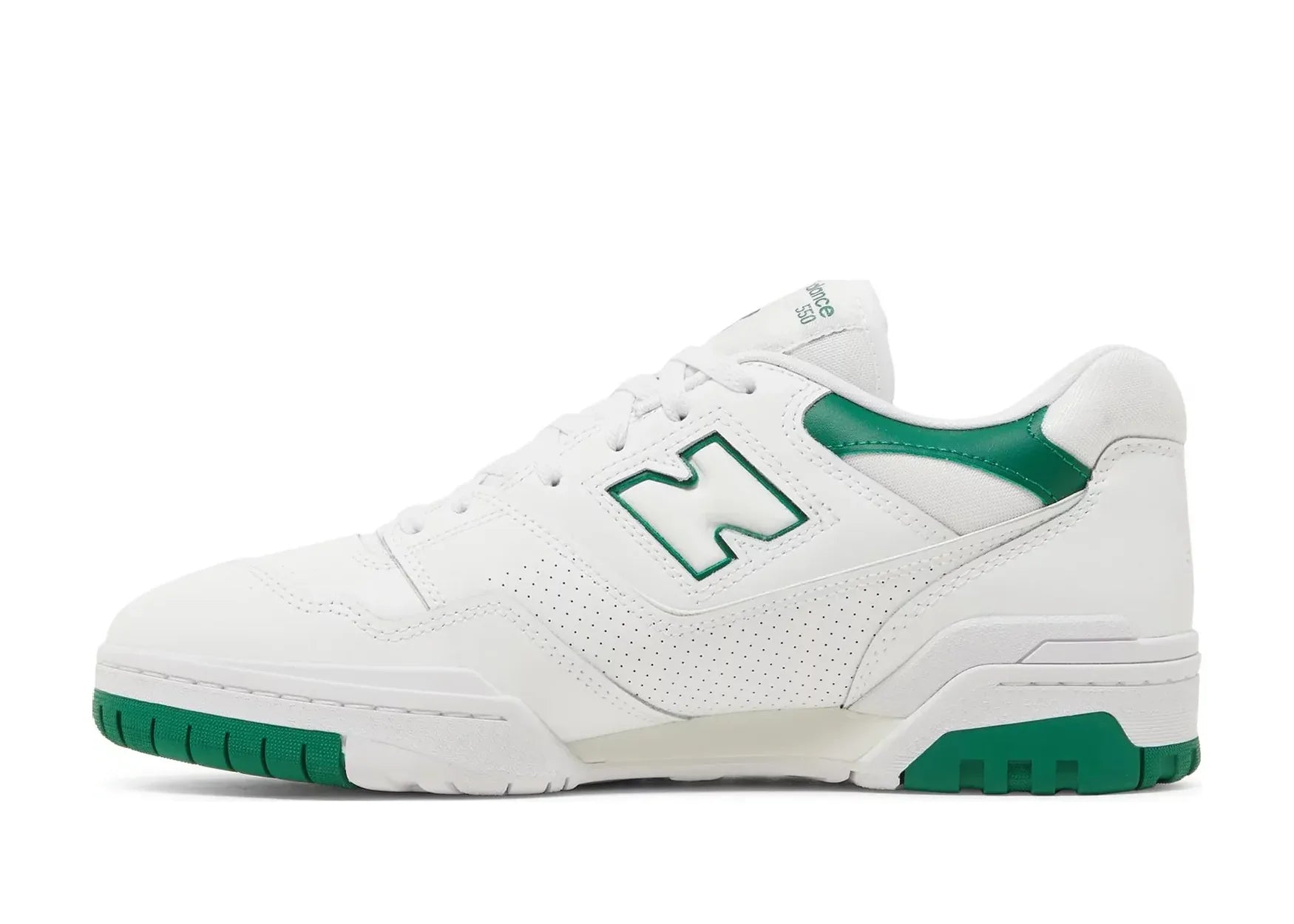 New Balance 550 White Green Cream - My Suti