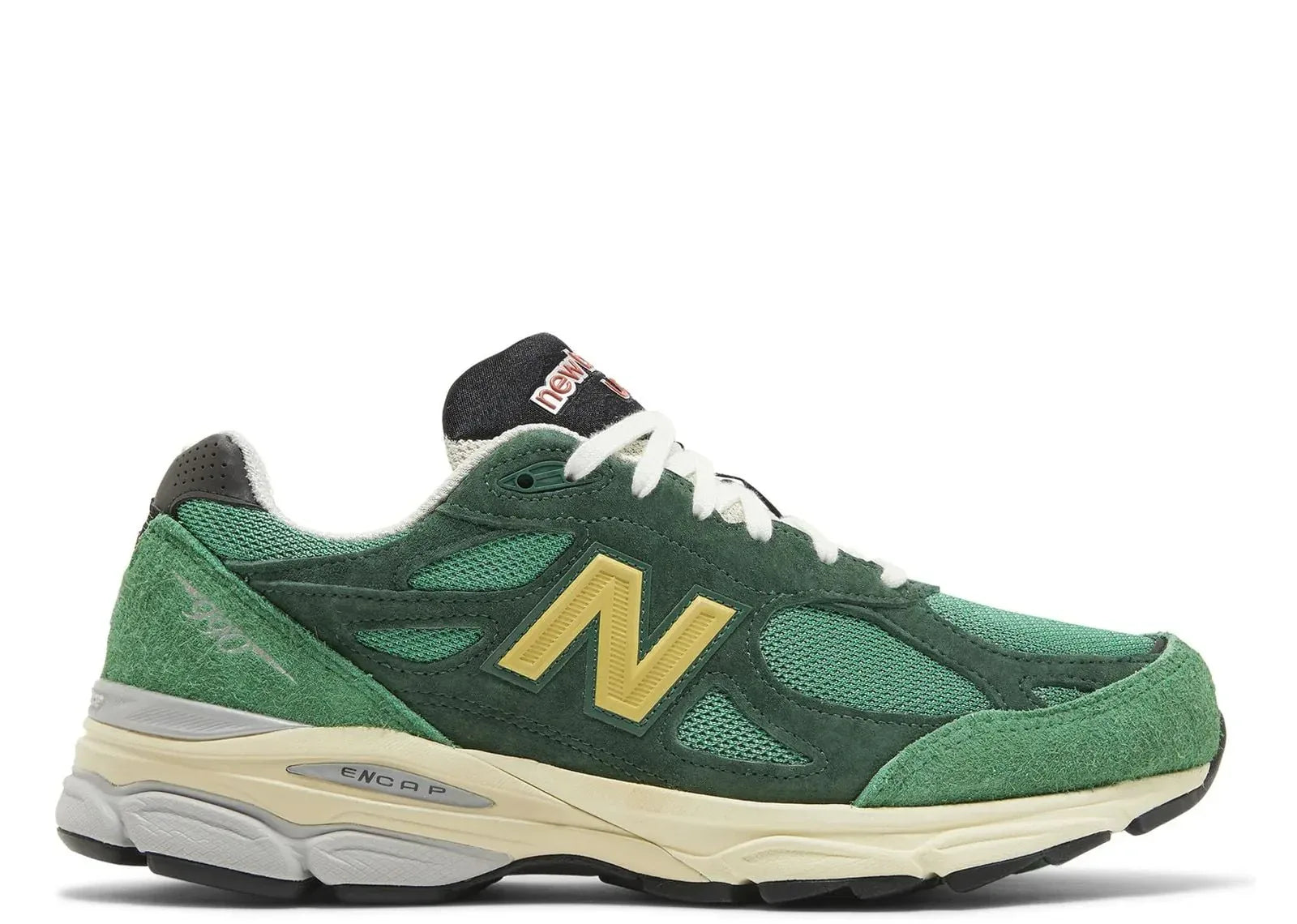 New Balance 990v3 MiUSA Varsity Green Gold - My Suti