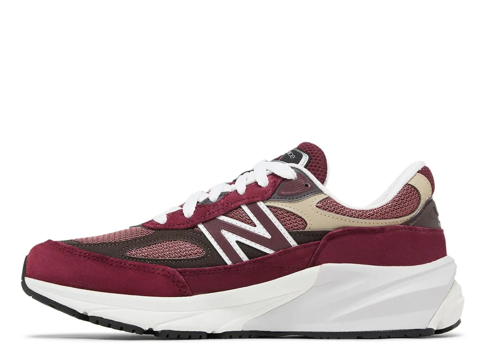 New Balance 990v6 MiUSA Teddy Santis Burgundy Tan - My Suti